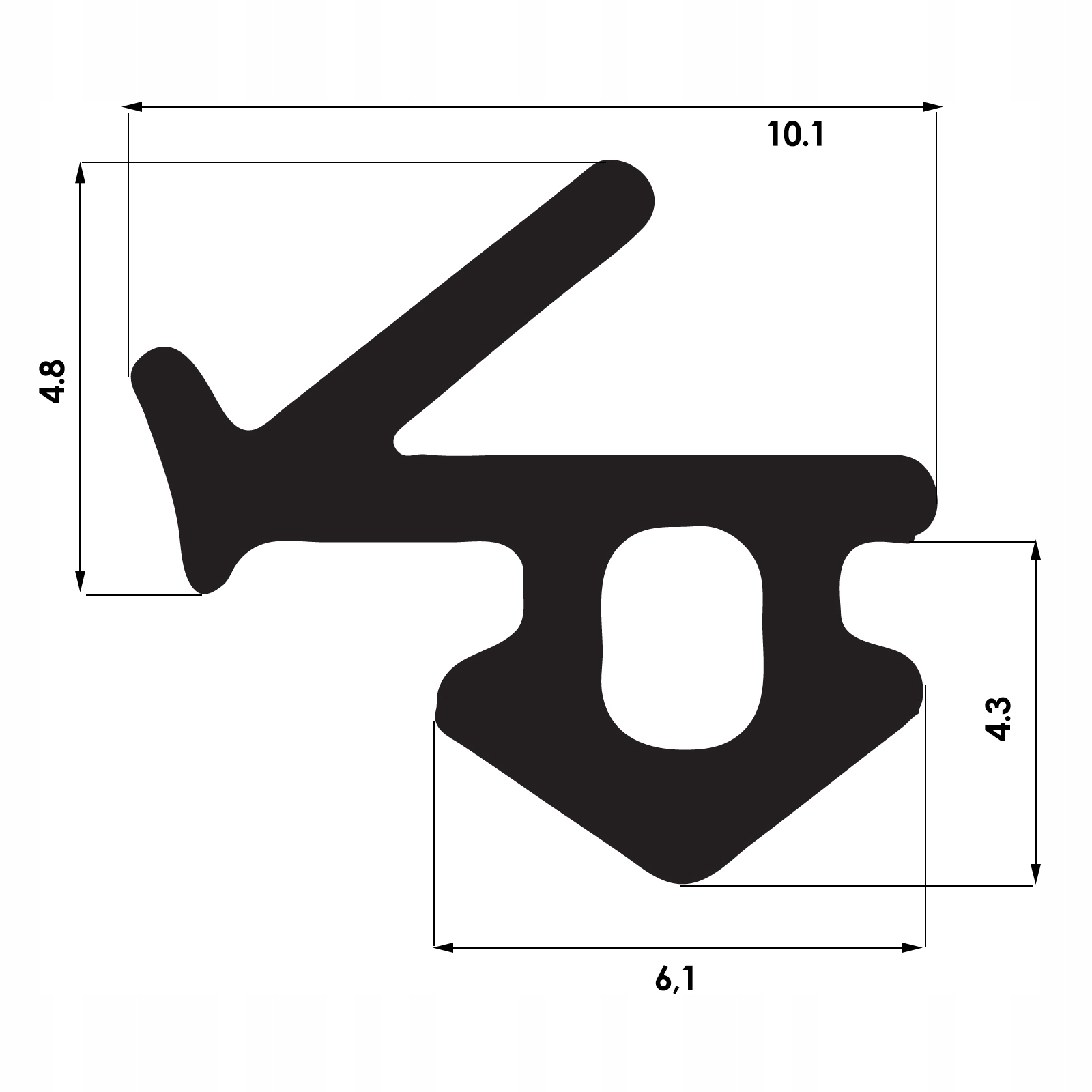 Uszczelka do Okien PCV VEKA uszczelki KOMPLET Kod producenta Z.UOS.834X.835X
