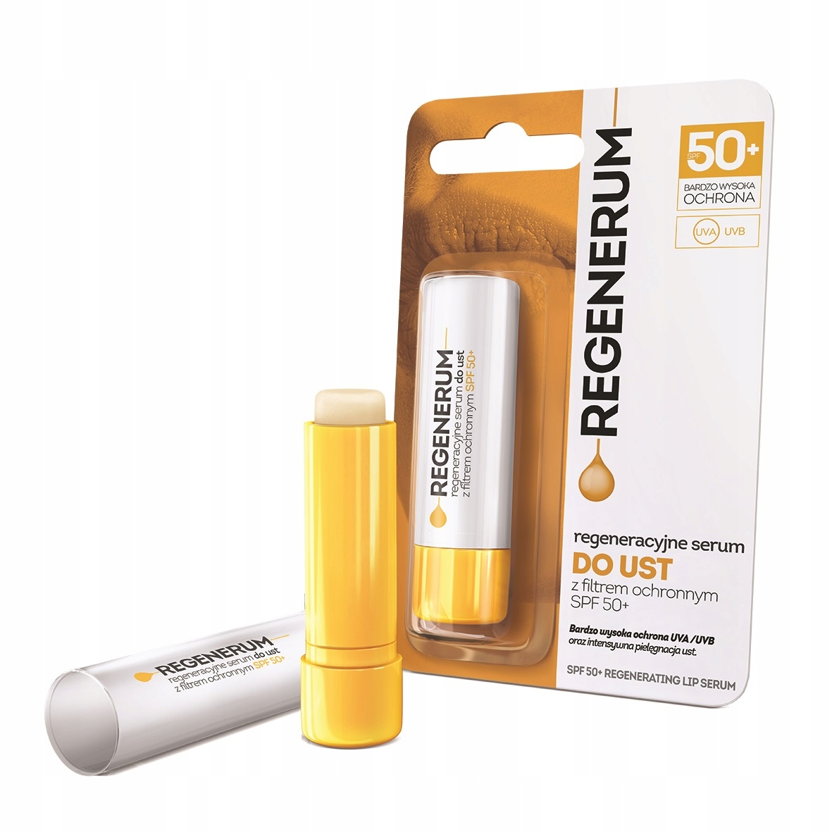 

Regenerum serum do ust z filtrem ochronnym Spf 50+