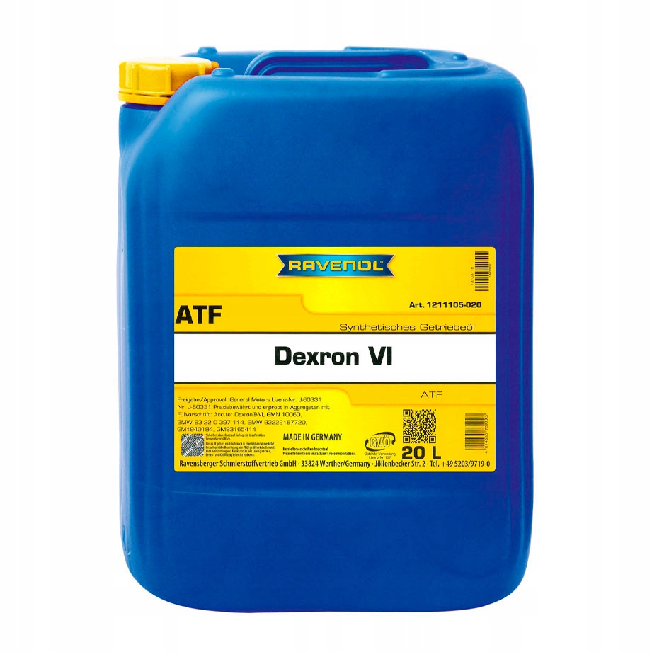 RAVENOL ATF DEXRON VI 20L