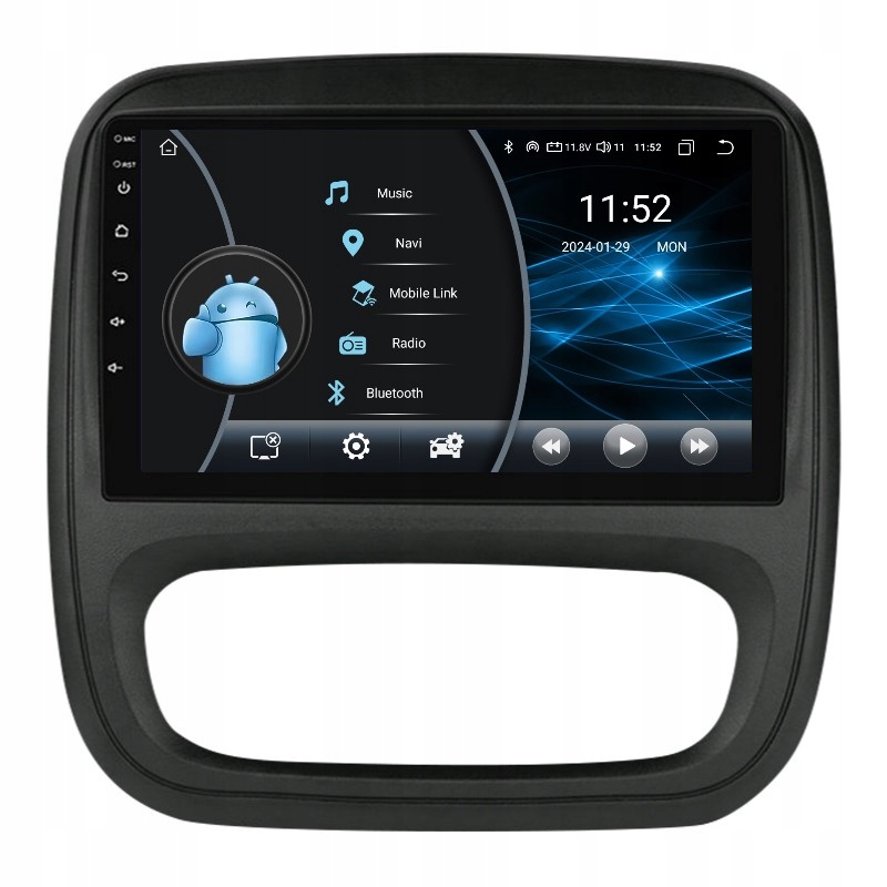Rádio 2DIN Navigácia Android Renault Trafic 3 III 2/32 Gb Dsp Carplay Lte