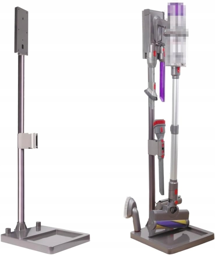 Stojak Uchwyt Odkurzacz Dyson V15 V12 V11 V10 V8 V7 Stabilny Szary Qv