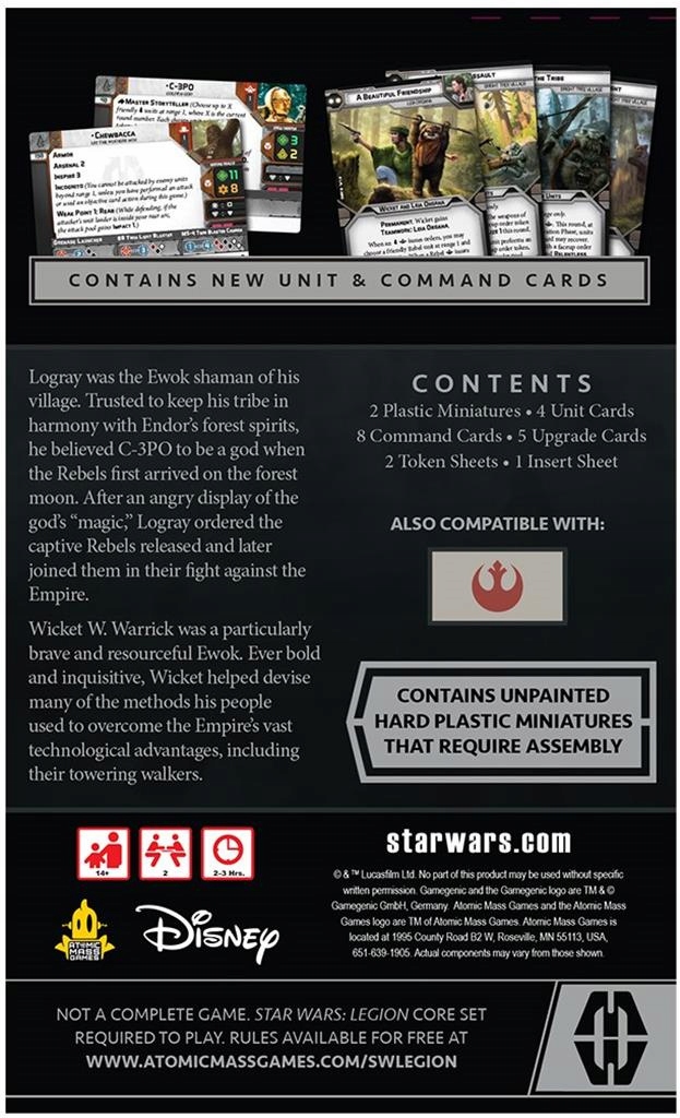 SW Legion: Logray & Wicket Commander SWL110 EAN (GTIN) 0841333122140