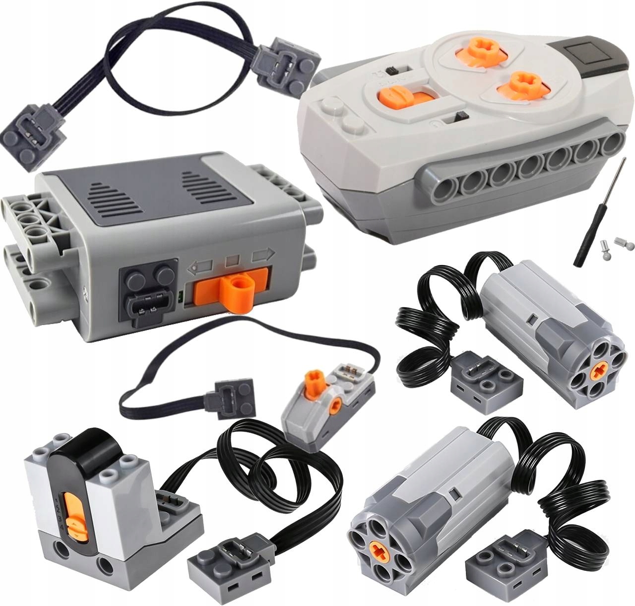 Power Functions Zestaw 25-CZĘŚCIOWY Zestaw Techniczny Nadawa Ruchu Modelam