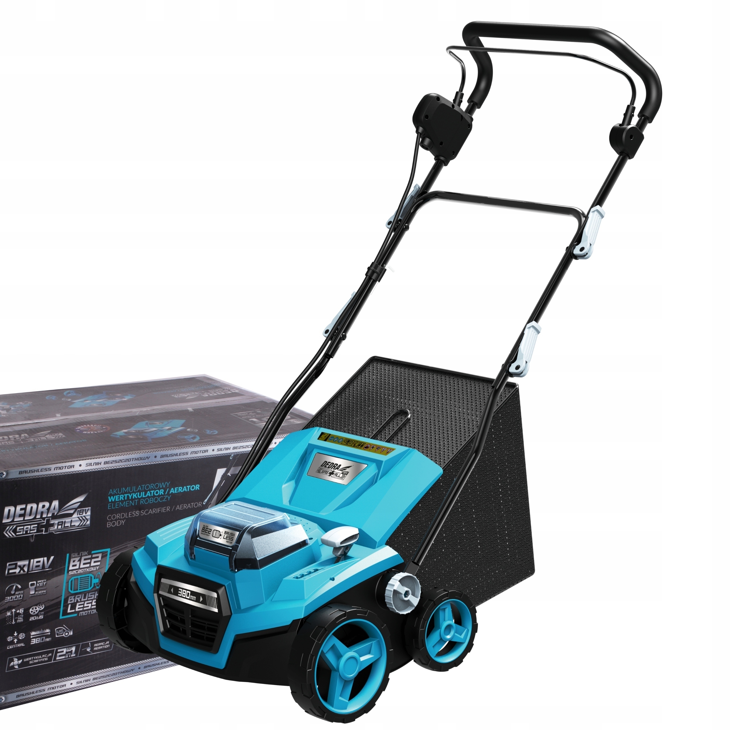 DEDRA WERTYKULATOR AERATOR 2x18V BEZSZCZOTKOWY