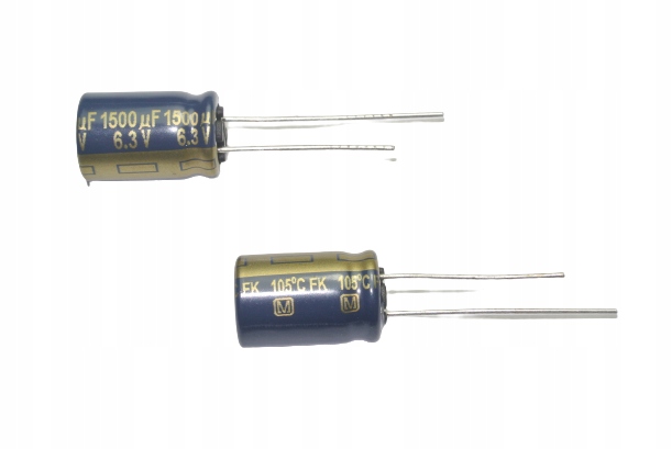 1500uF 6.3V 105'C Panasonic Fk 10x16 Low Impedance Esr kondensator [2szt]