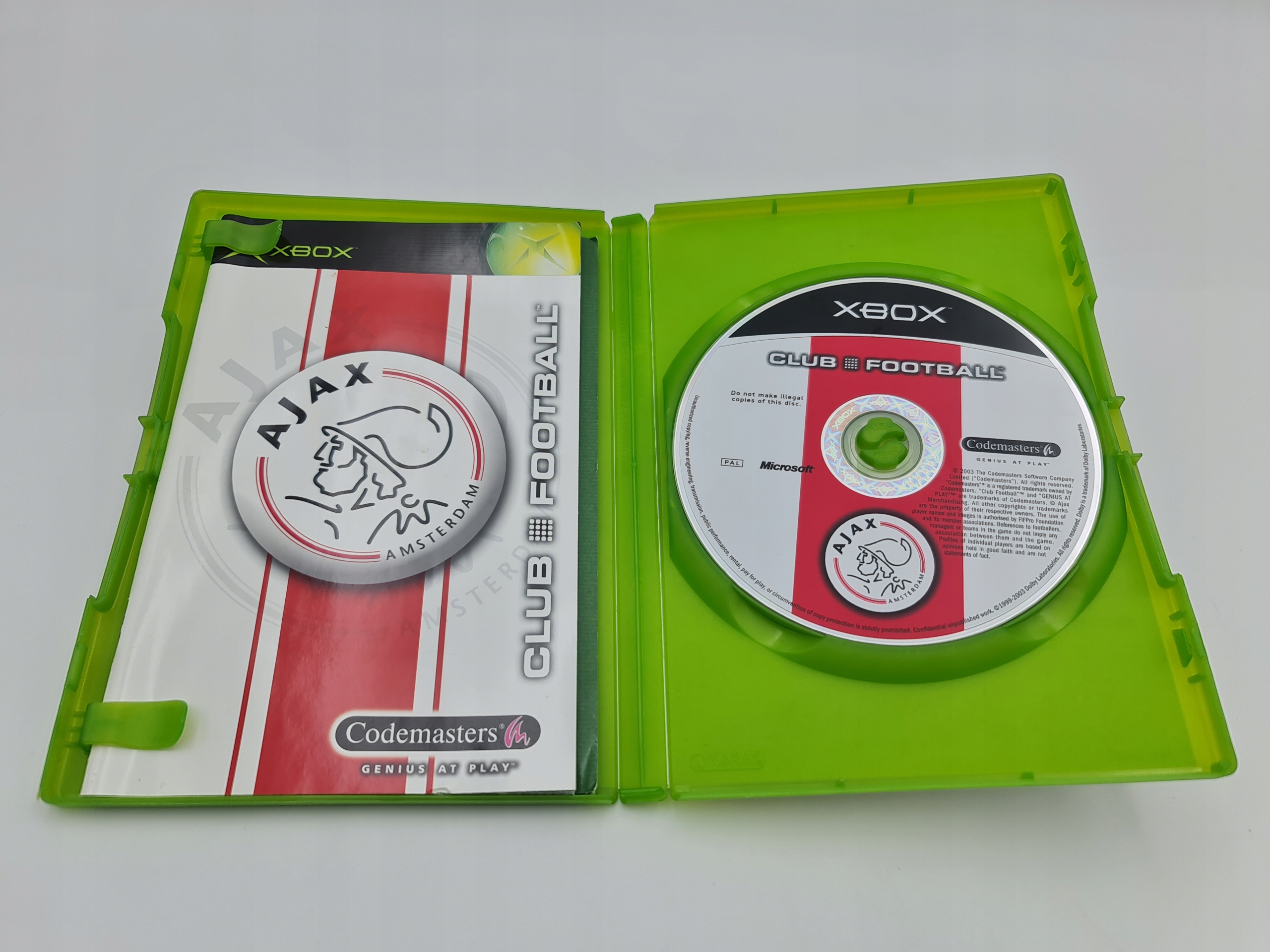 XBOX AJAX CLUB FOOTBALL Tematyka sportowe