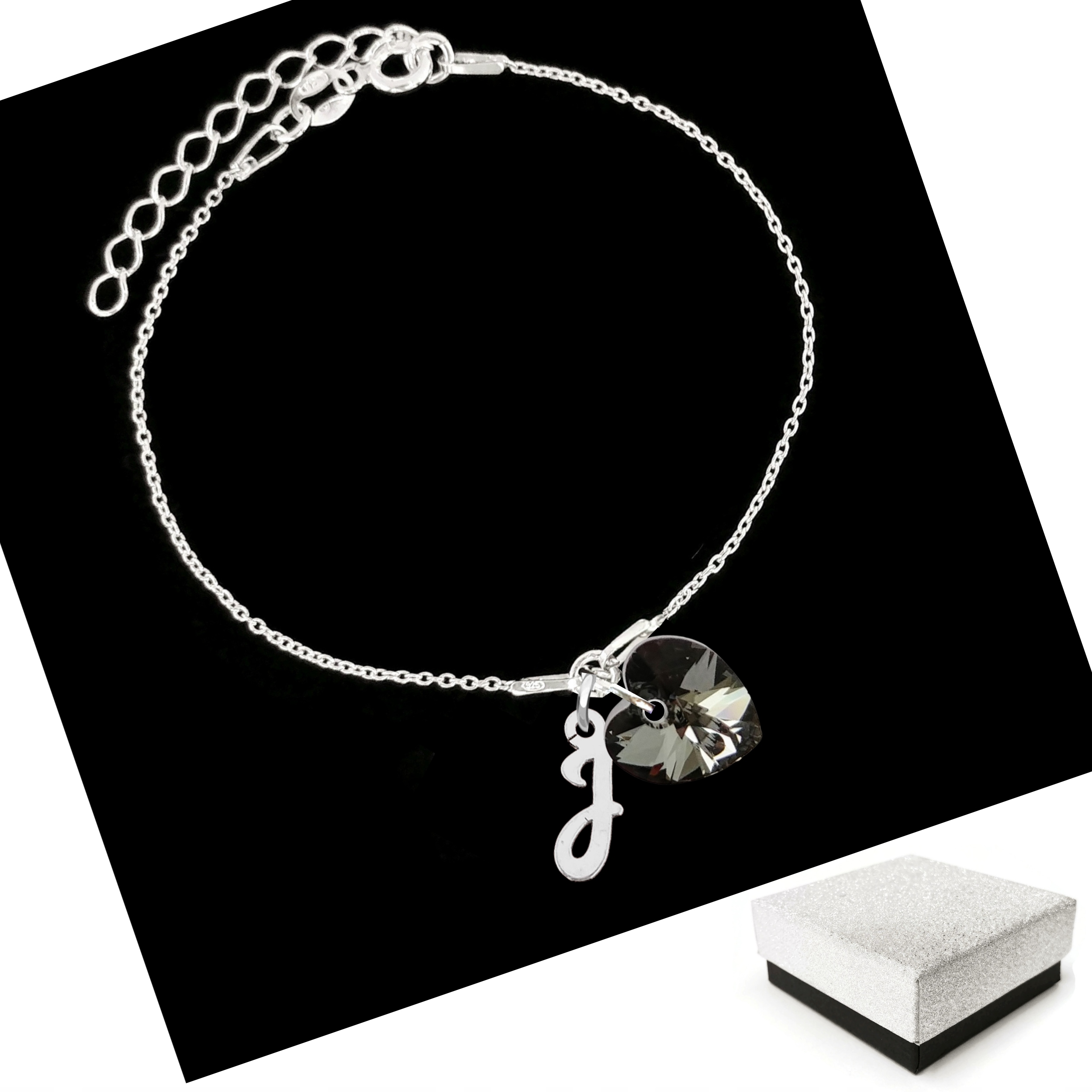 

Bransoletka dla Dziewczynki Literka Alfabet Srebro