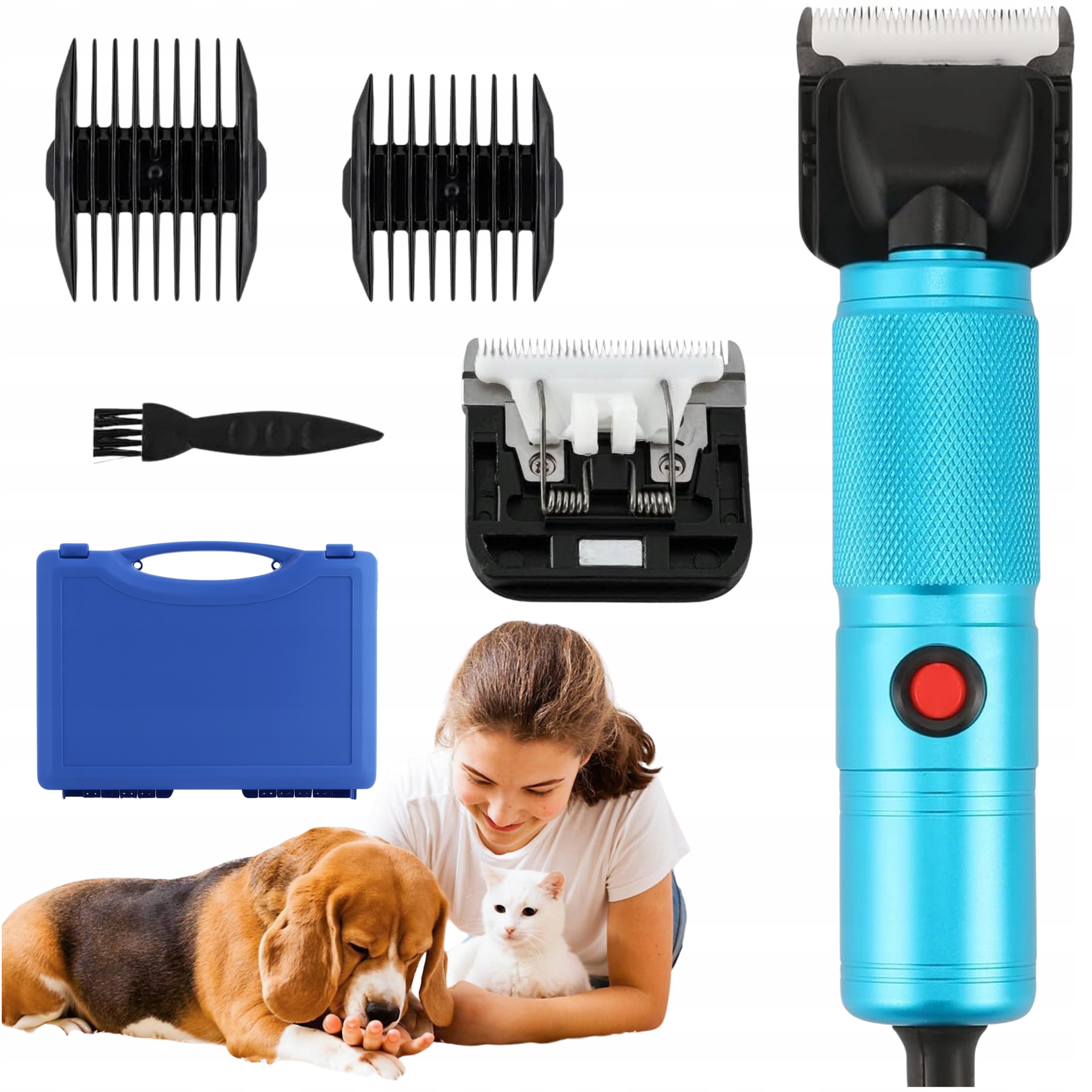 Stroj na stříhání psů a koček zvířat 280W 2000-6000RPM Tichý <50dB