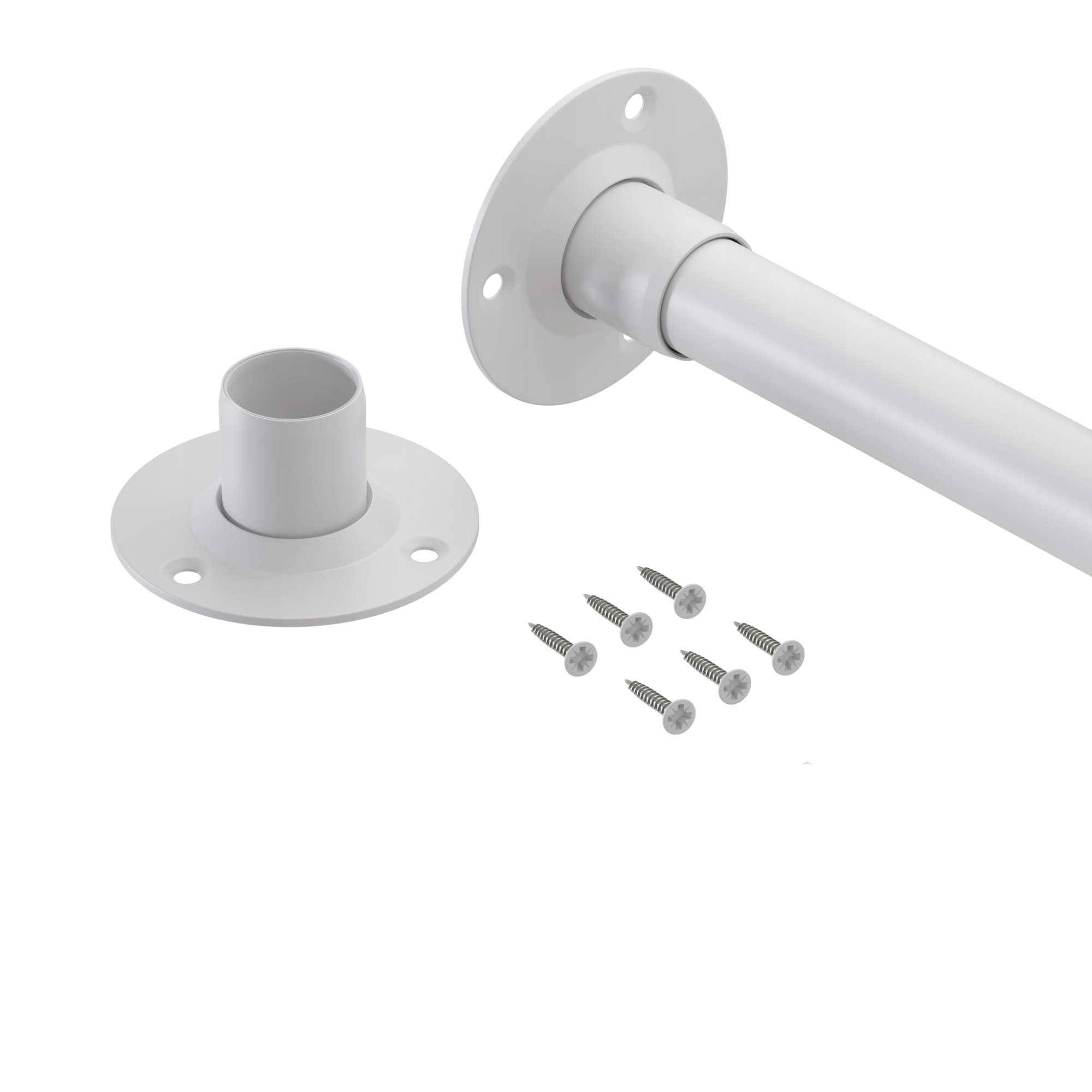 

Drążek szafowy Classic Pro III rozety biały 150 cm