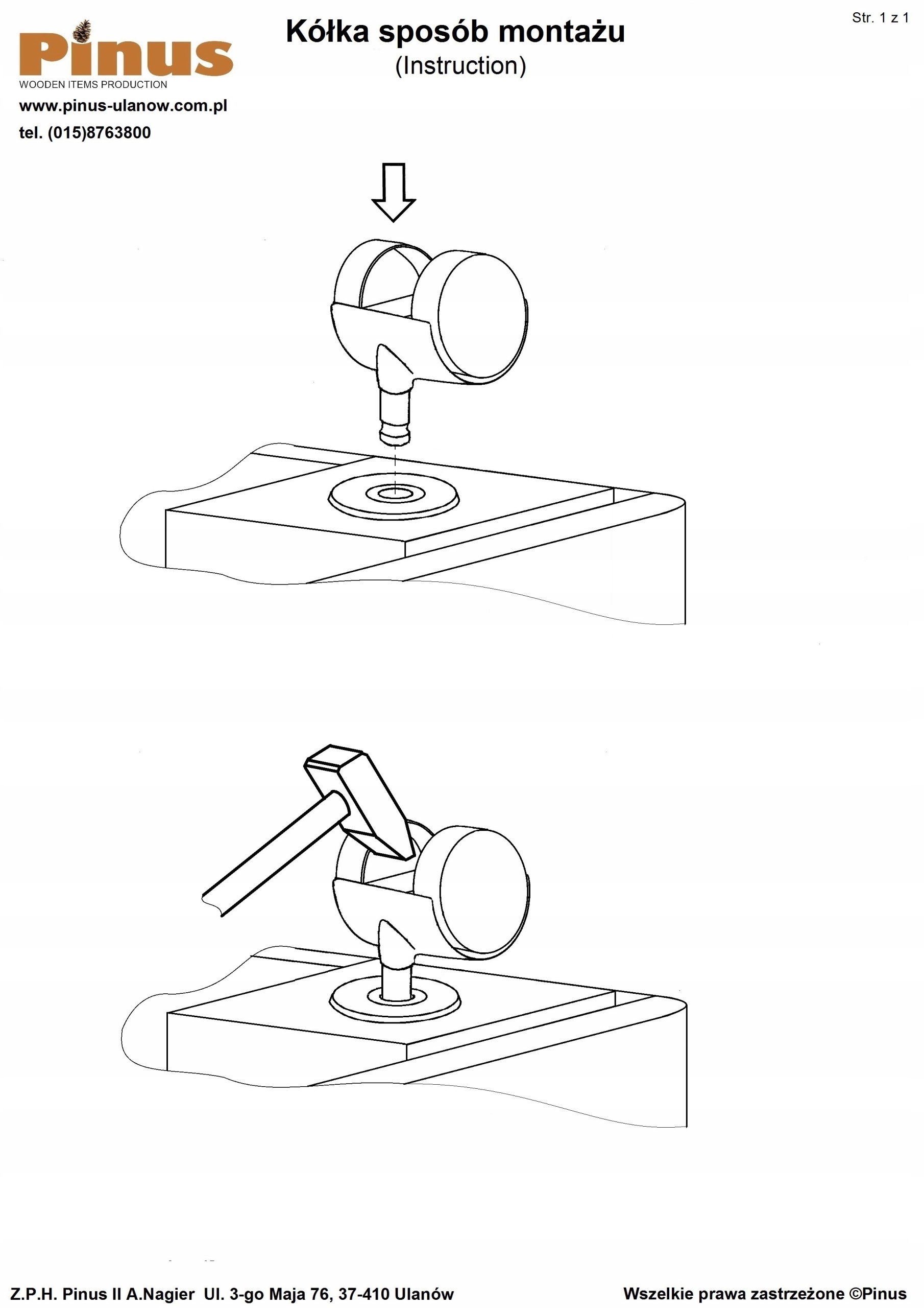 Podstawka drewniana naturalna PODSTAWEK pod doniczkę 30x30x8cm kwadrat Kod producenta 6046.00