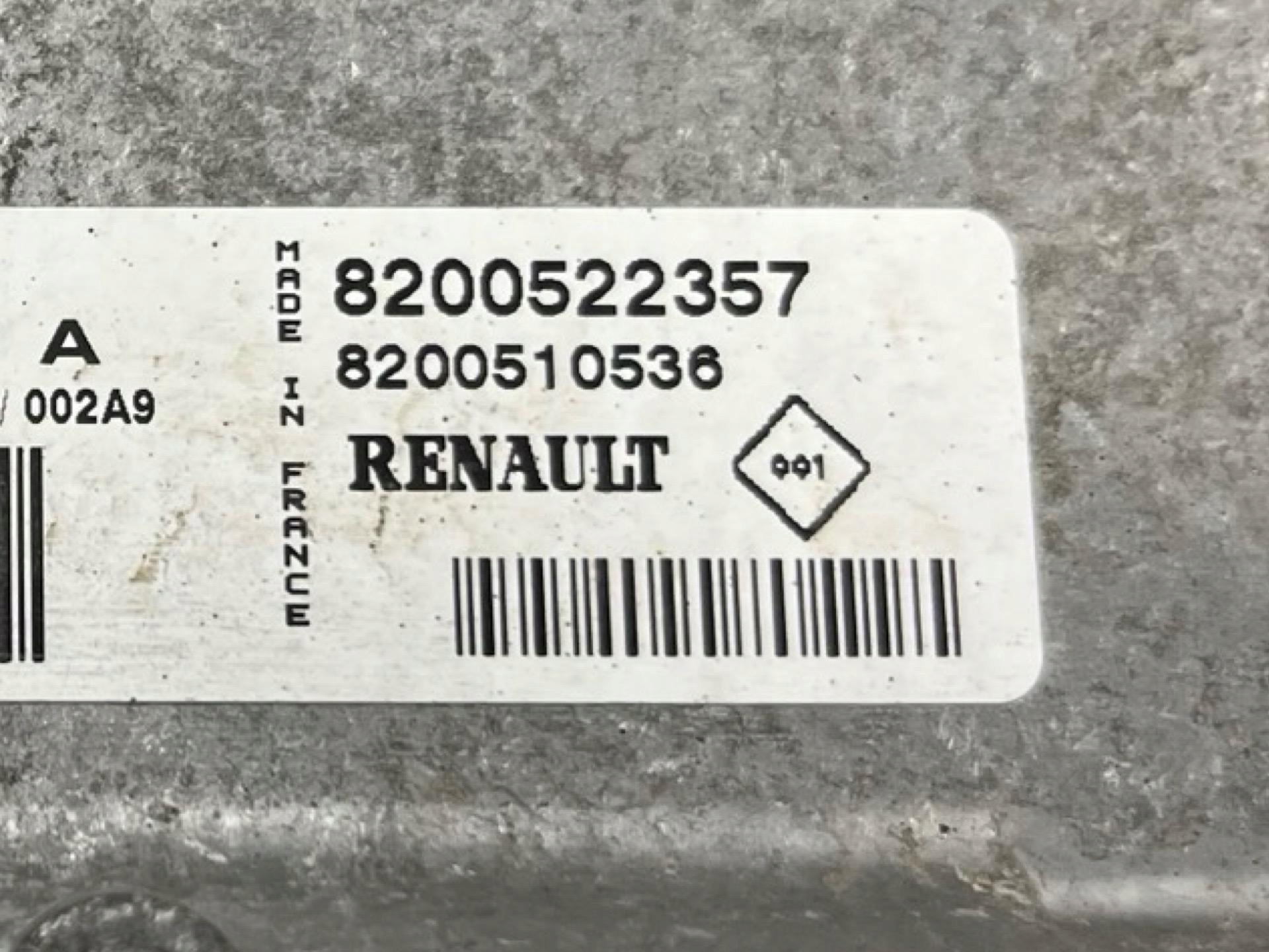 control unit of the engine Renault Clio 3 facelift 2010 8200522357