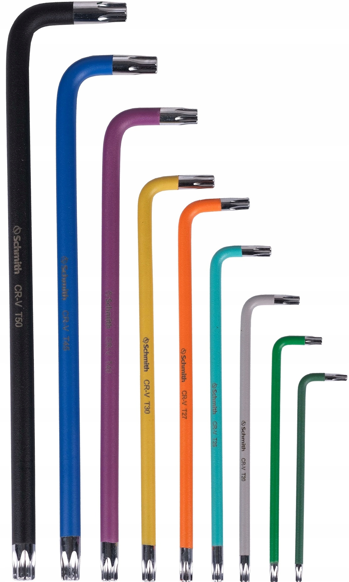 KLUCZE IMBUSOWE TORX DŁUGIE IMBUS T10-T50 ZESTAW 9szt Z OTWOREM SCHMITH Rodzaj klucza imbusowy