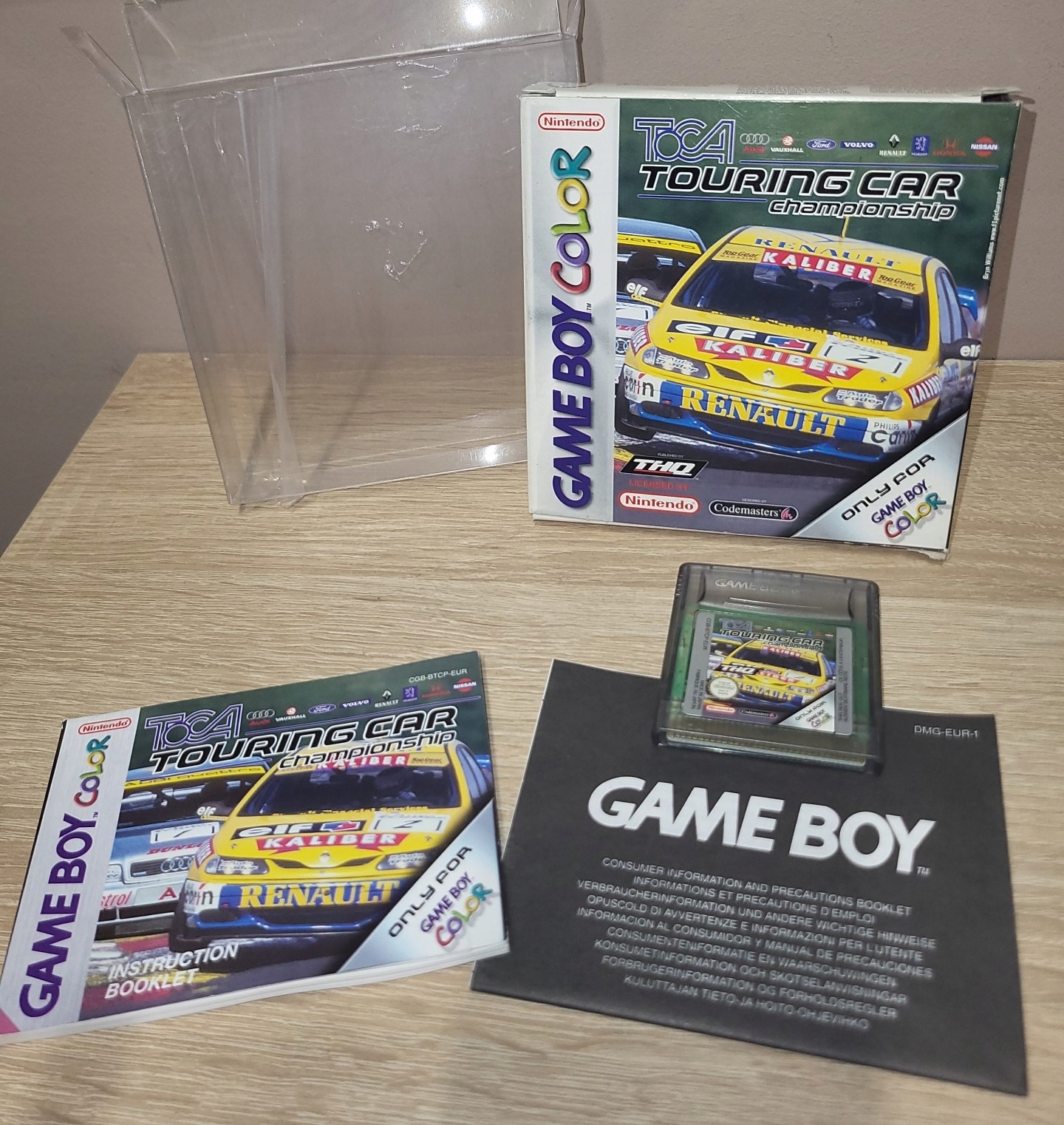 TOCA TOURING CAR CHAMPIONSHIP - GAME BOY COLOR GBC KOMPLET +PROTEKTOR