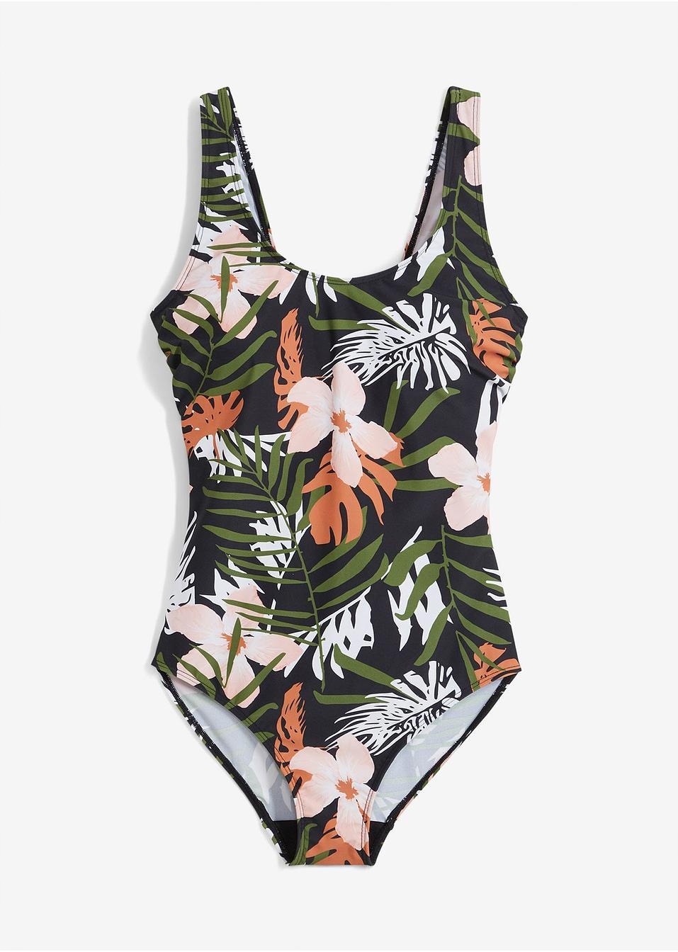 Bonprix цельный купальник многоцветный