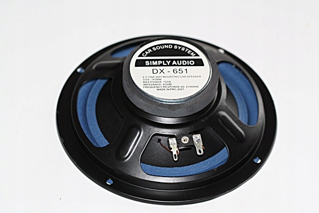 Głośnik głośniki samochodowe DX-65 WOOFER 165 150W EAN (GTIN) 5903538999059