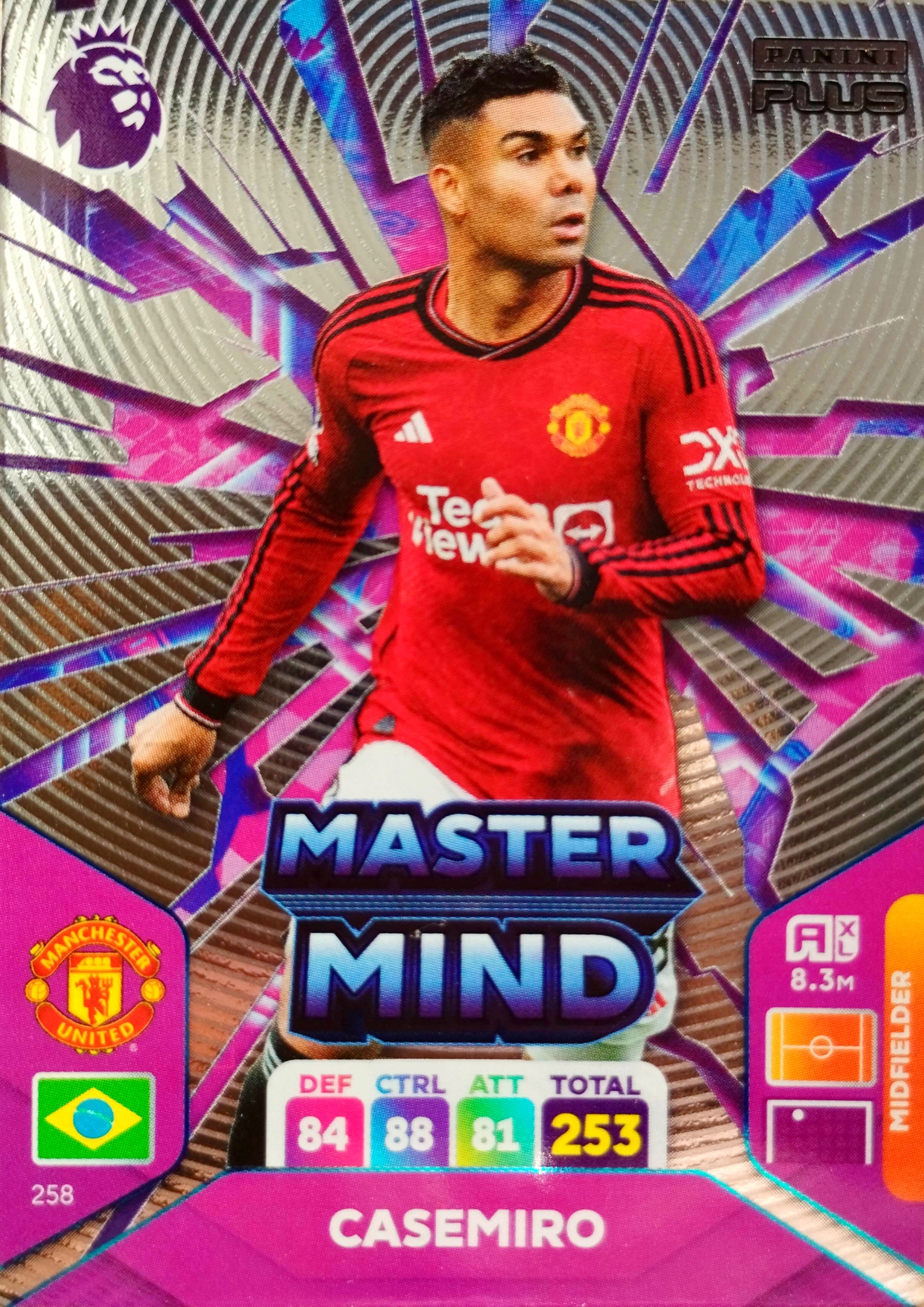 Premier League 2024 Plus Master Mind 258 Casemiro Manchester United
