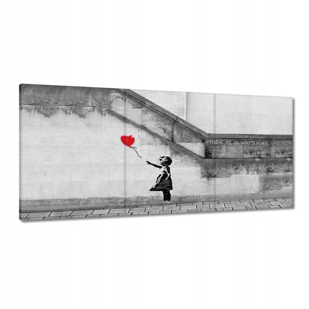 Obrazy 210x100 Dievčatko s balónikom