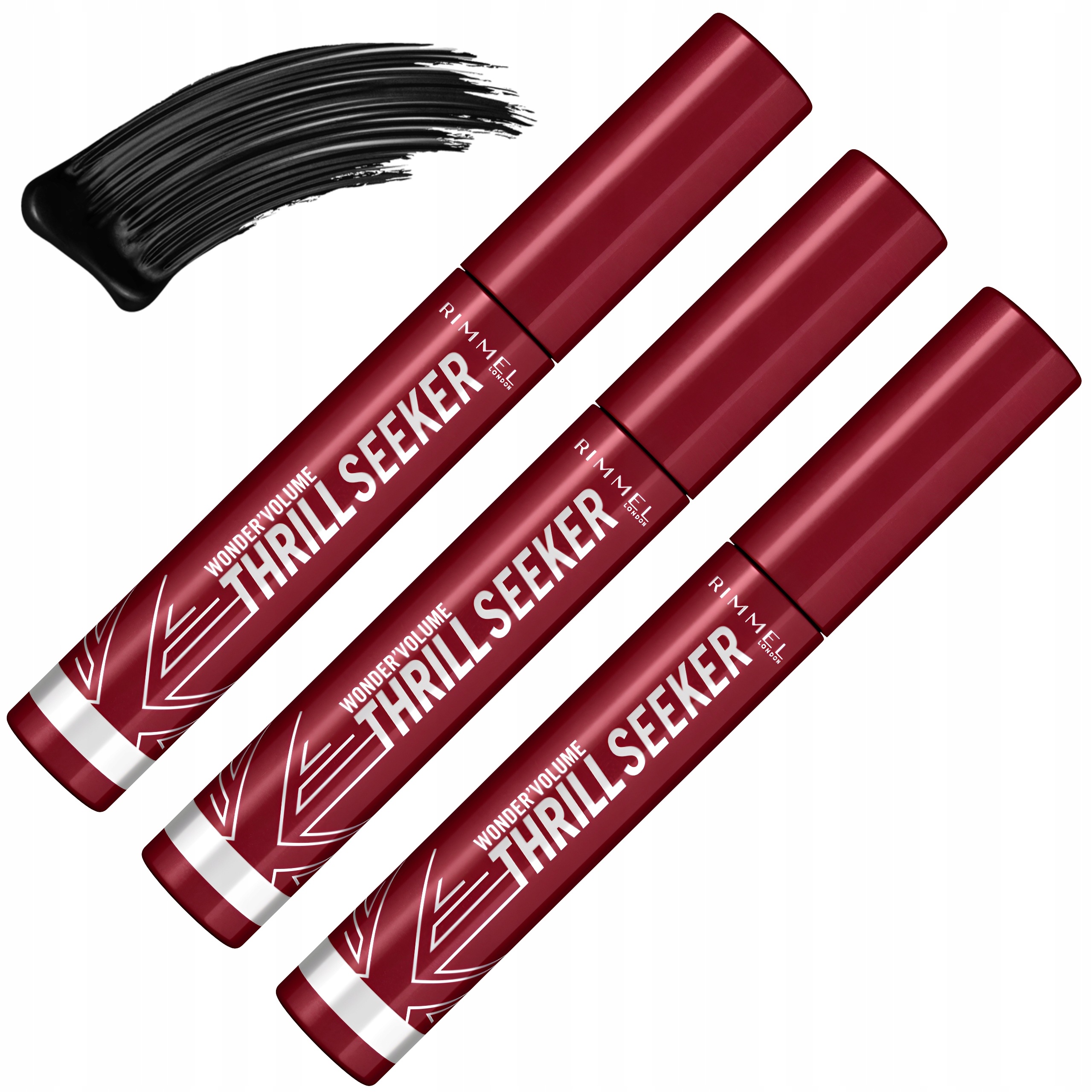 3 x Rimmel Řasenka Thrill Seek 001 Black