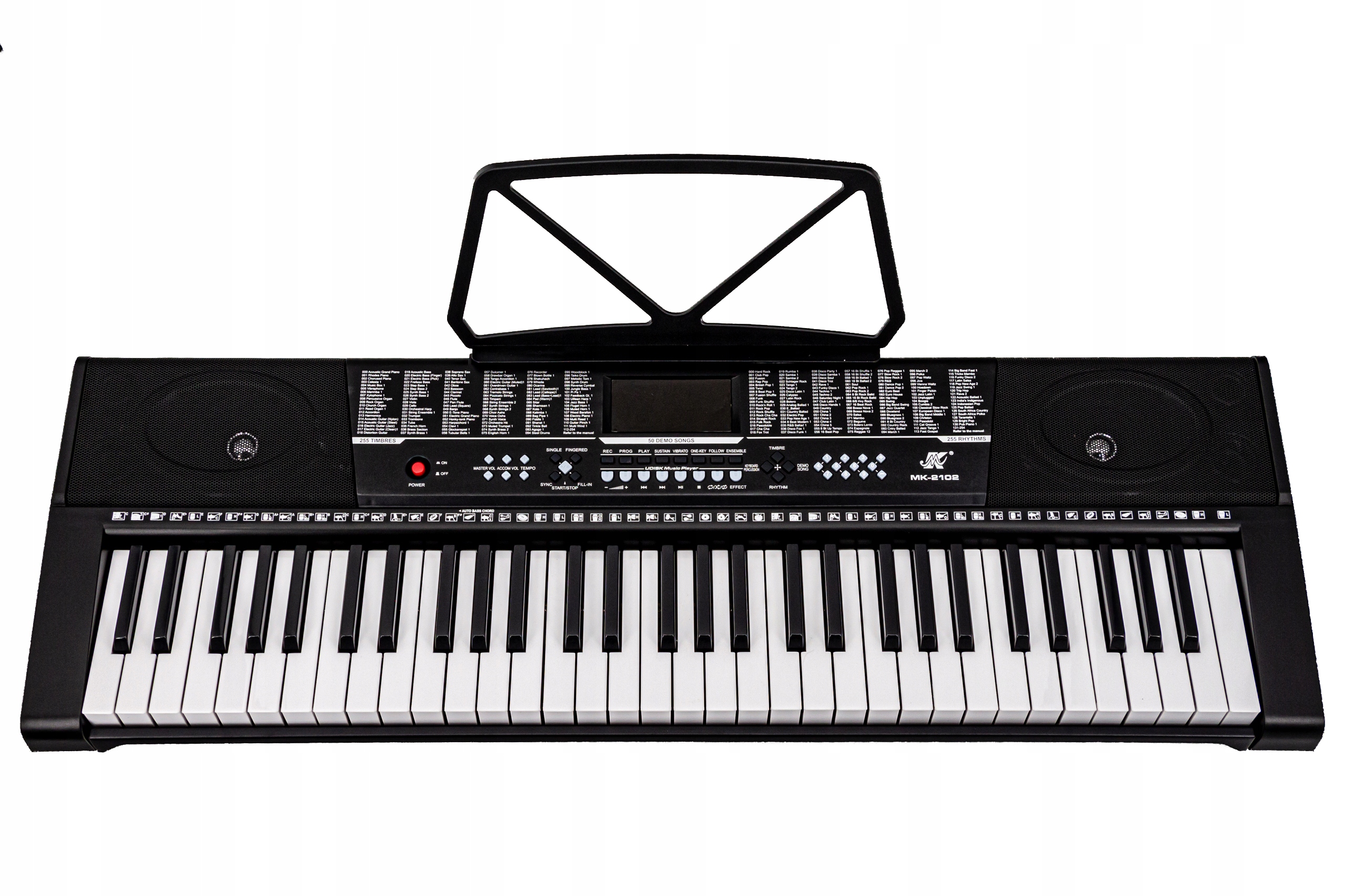 Keyboard DO NAUKI GRY Organy Meike MK-2102 USB MP3 61 klawiszy Pianino EAN (GTIN) 5904659179238