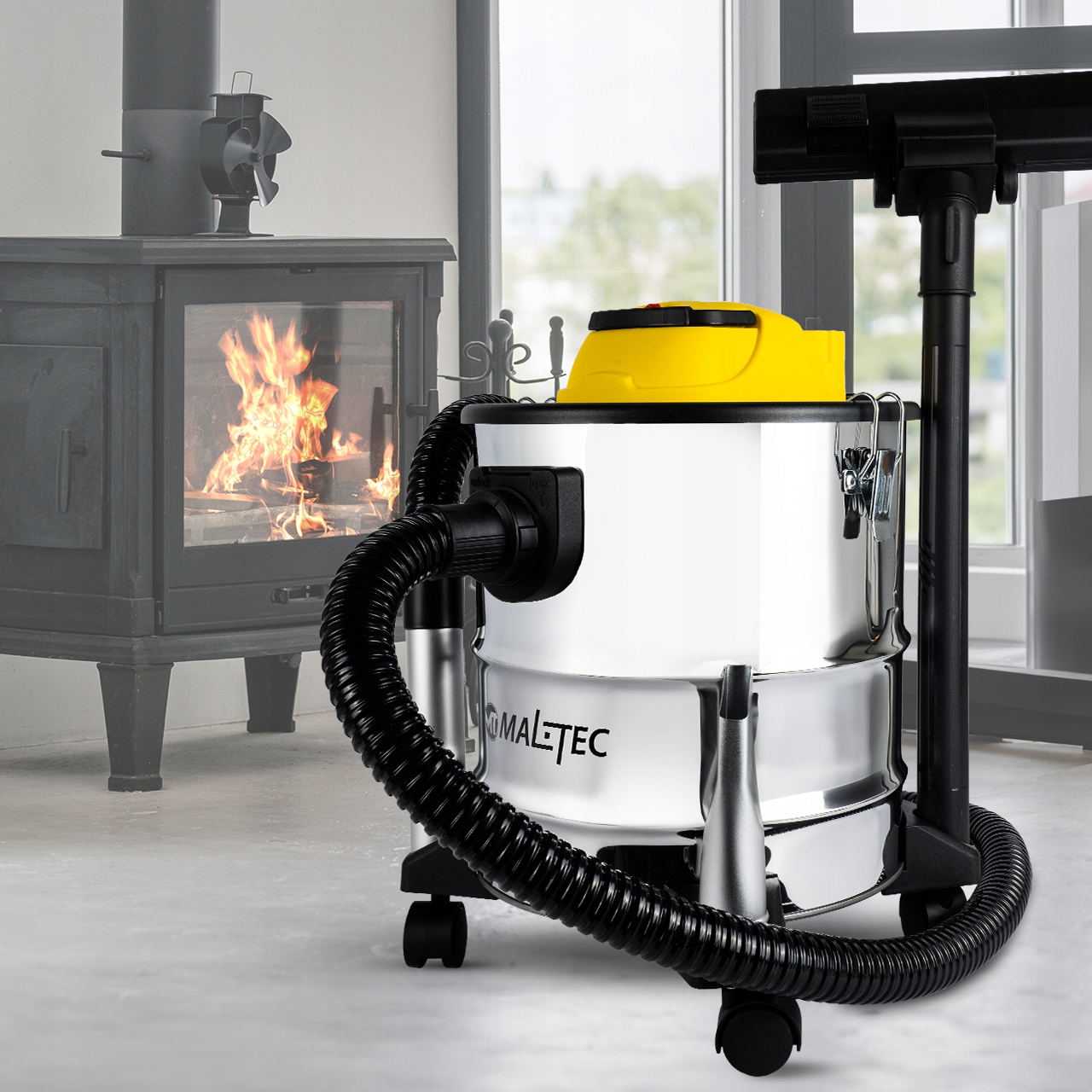 ODKURZACZ do POPIOŁU KOMINKOWY PRZEMYSŁOWY 2000W Informacje dodatkowe funkcja dmuchawy kominkowy