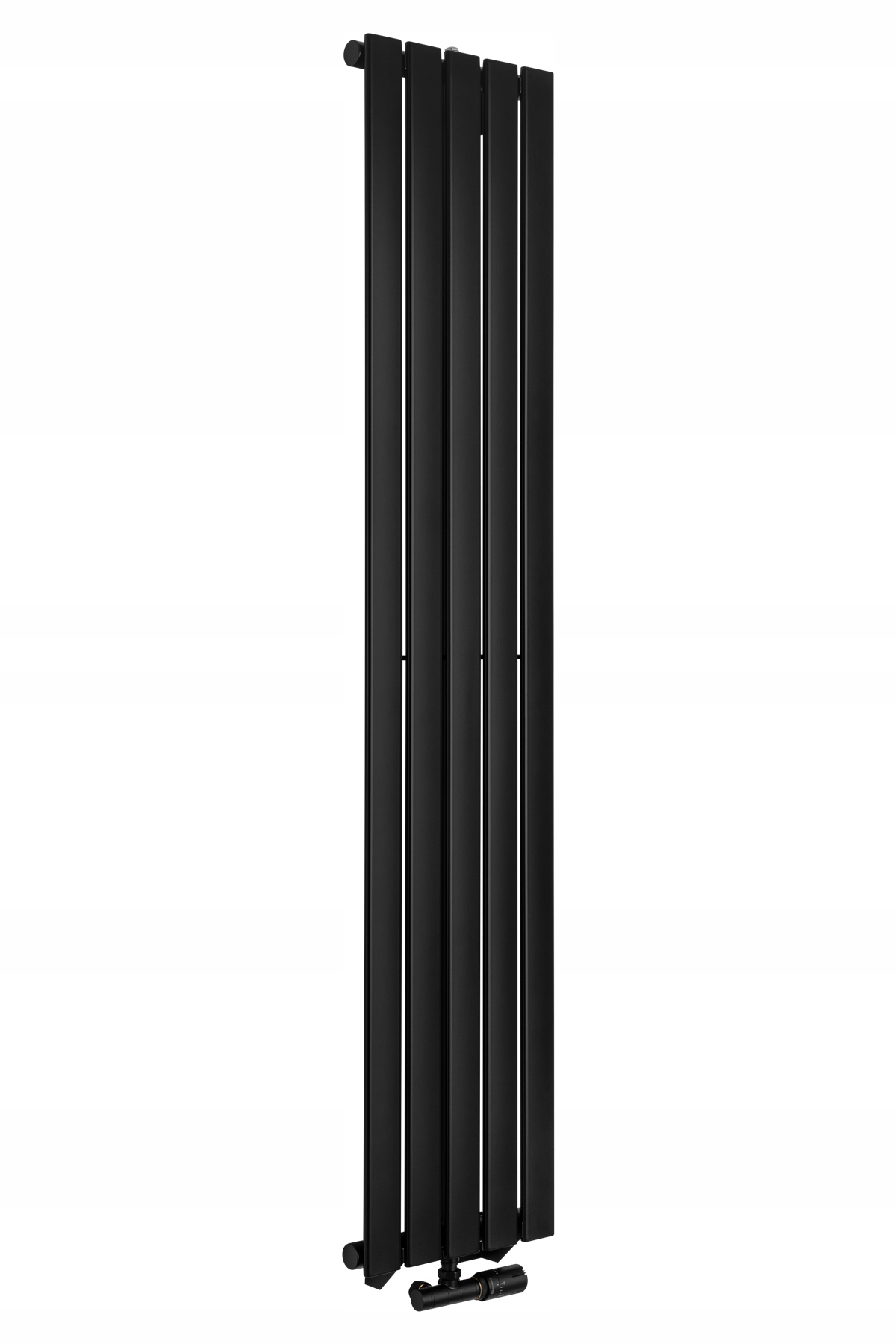 Grzejnik dekoracyjny pionowy stal Ultra Slim US1 1600x340 czarny do salonu