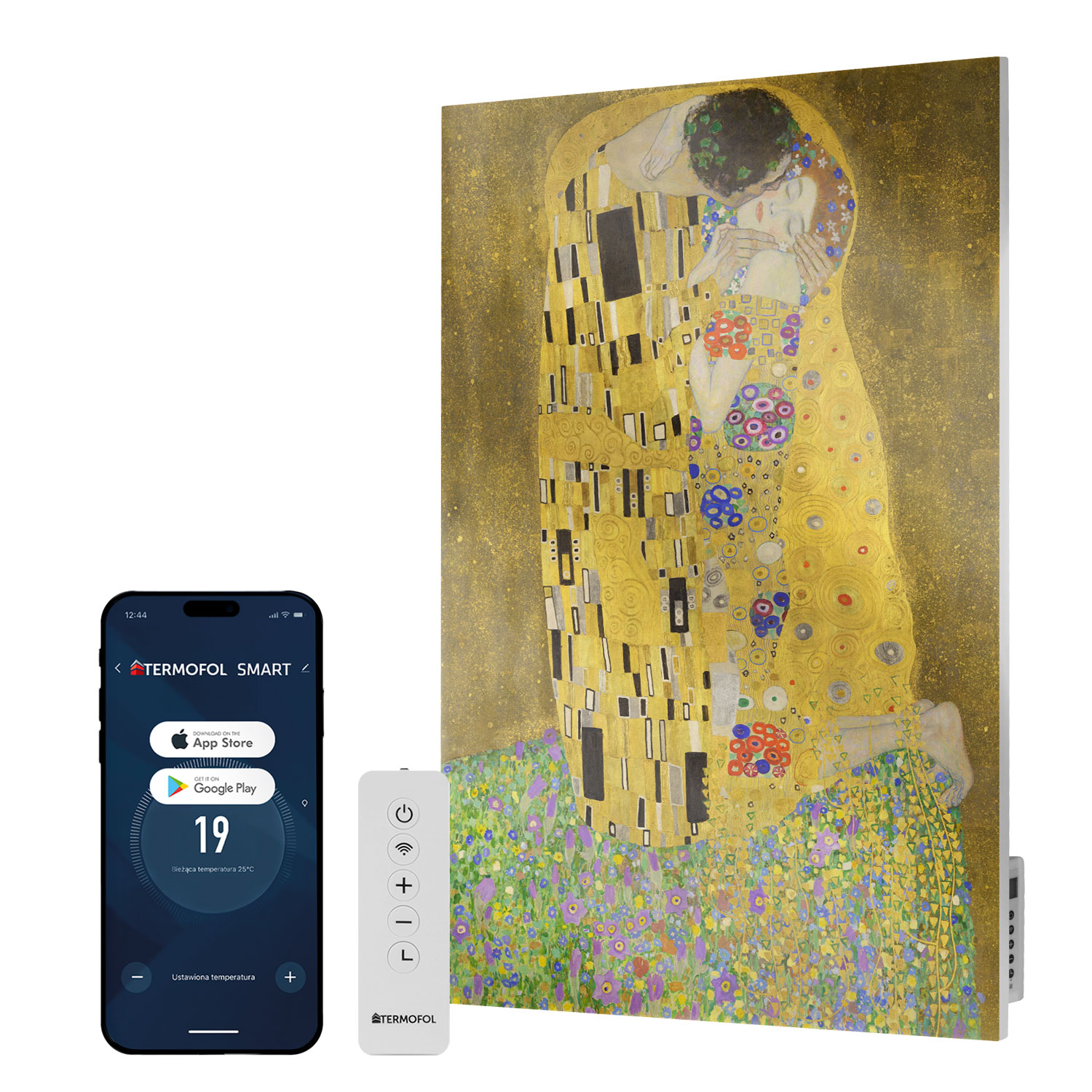Infračervený ohrievač obraz Bozk 500 W 85x60 cm WiFi