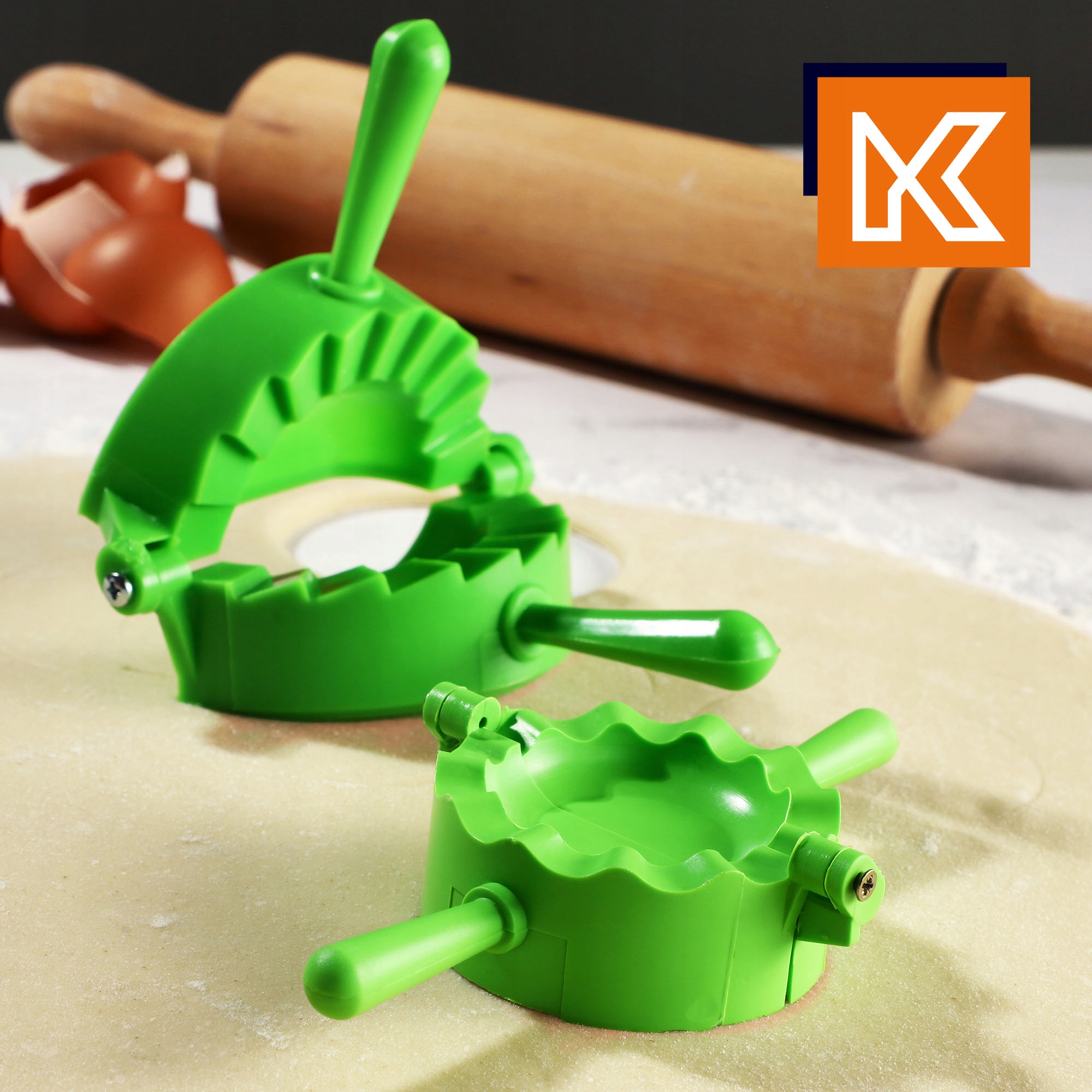 FORMA DO PIEROGÓW USZEK WYKRAWACZ FOREMKA ZESTAW Stan opakowania oryginalne