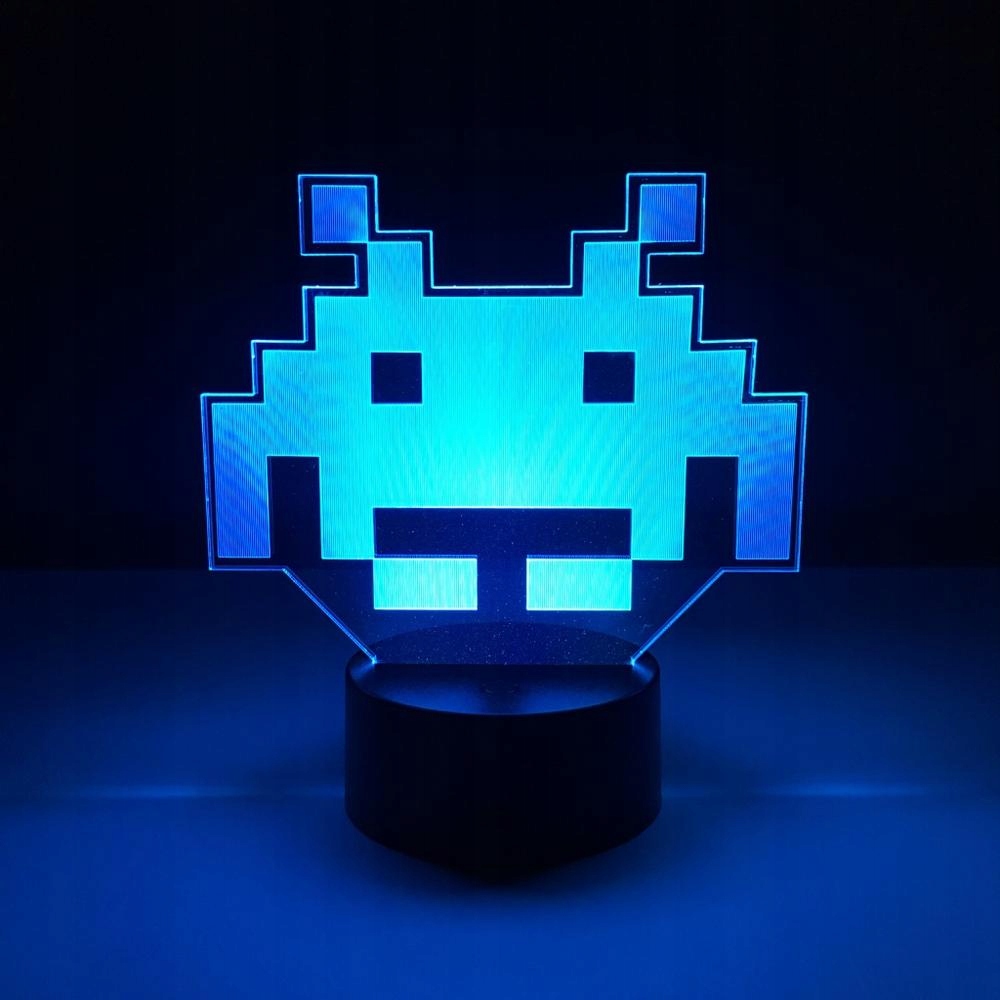 LAMPKA Space Invaders 16 kolorów RGB Pilot Kolor dominujący wielokolorowy