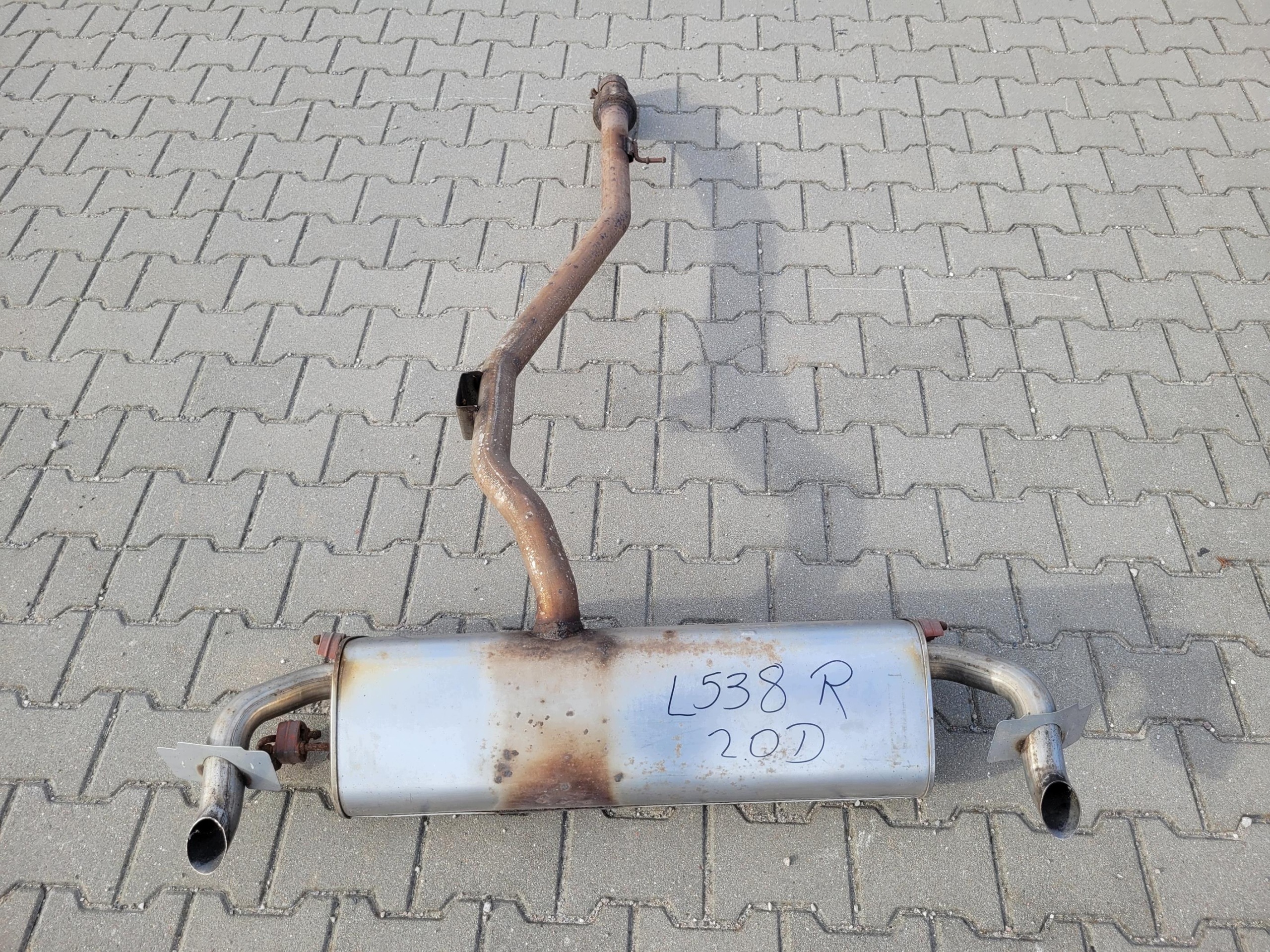 exhaust silencer LAND RANGE ROVER EVOQUE L538 LIFT 2.0 D R-DYNAMIC
