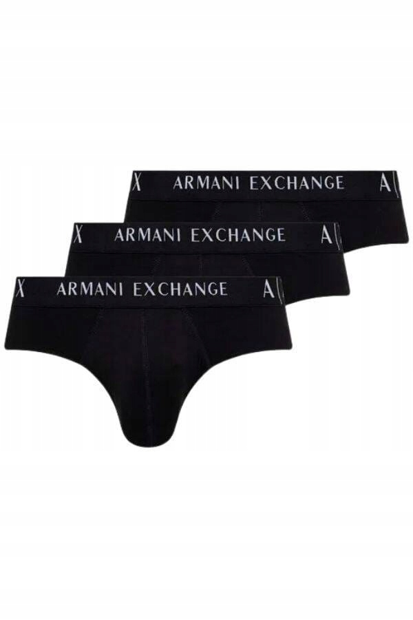 Pánské slipy Armani Exchange 3 Pack 957024 CC282 černé S