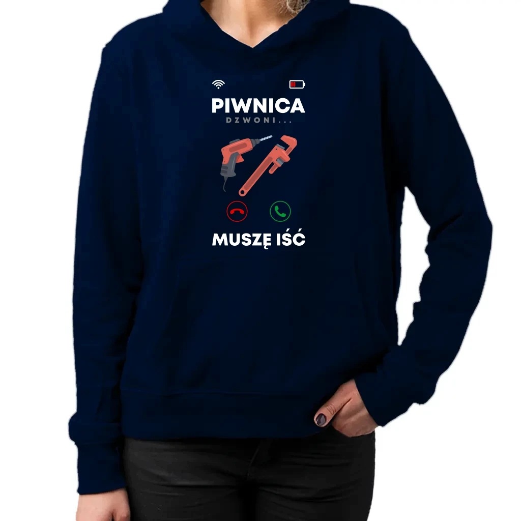 Sklep zvoní, musím jít mikina s potiskem dárek pro ni XL