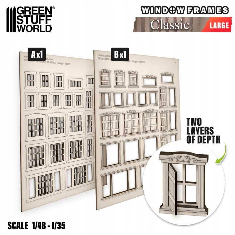 Gsw 13701 Miniature Windows Frame: Classic Large (ramy okna)
