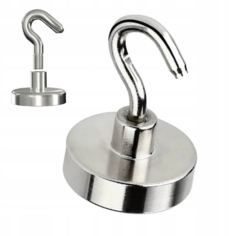 UCHWYT MAGNETYCZNY HACZYK 25x8mm MOCNY MAGNES, WIESZAK HUNTER, UDŹWIG 22KG