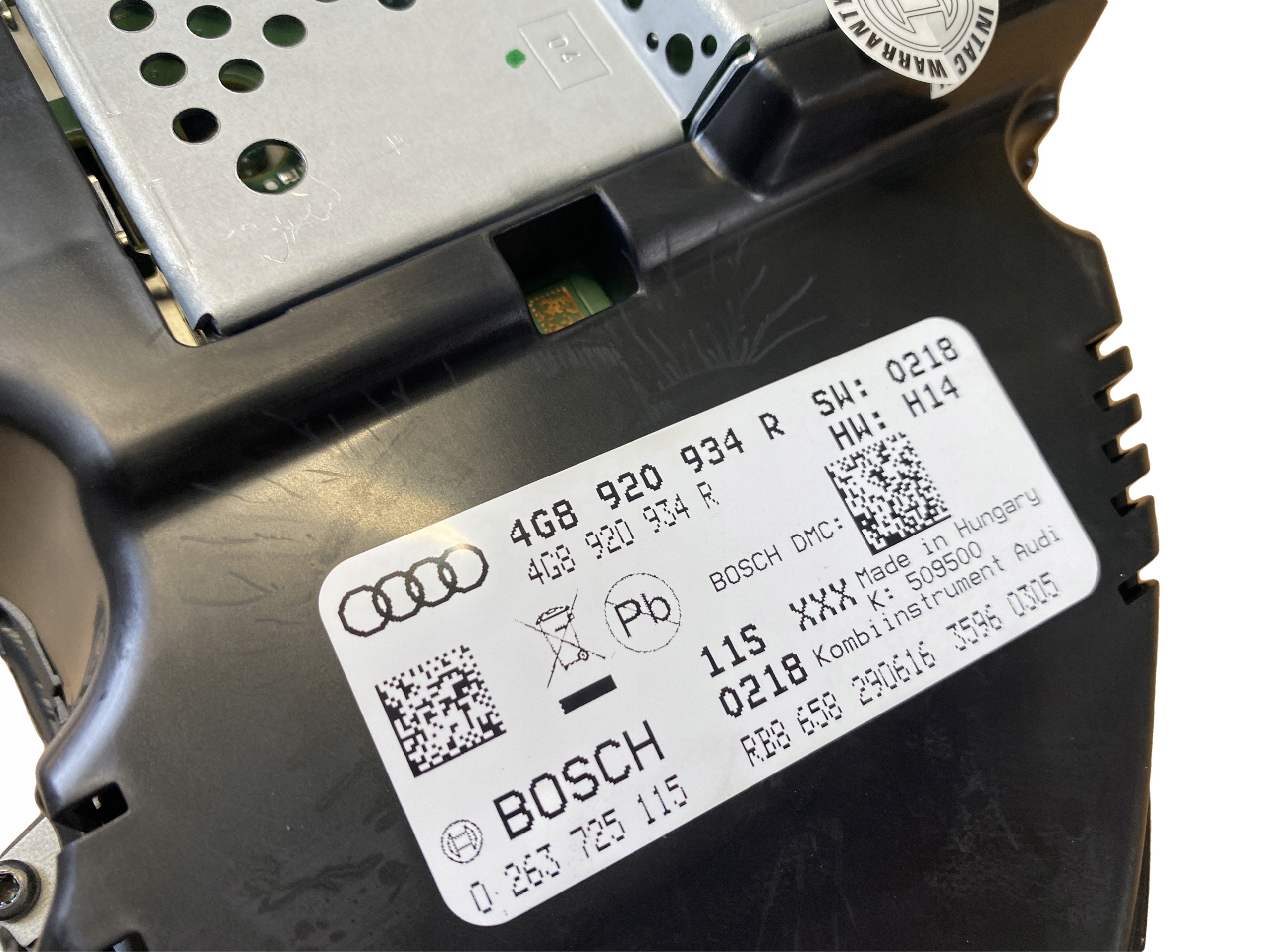 AUDI A6 A7 4G C7 LIFT dials dials 4G8920934R