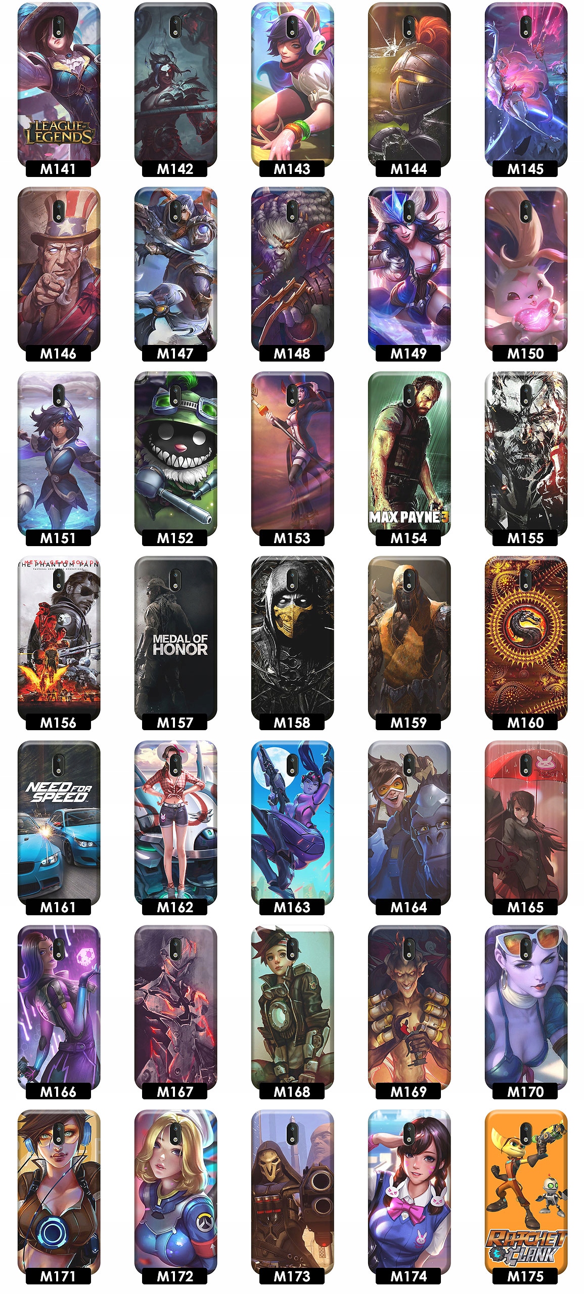 NAJŁADNIEJSZE ETUI CASE DO NOKIA 1.3 Materiał inny