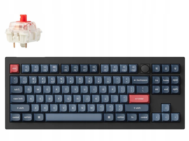 Klawiatura Keychron V3 Max Qmk/via Wireless Custom Jupiter Red Switch