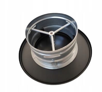 ANEMOSTAT ASV fi 100 mm nawiewny wywiewny OKRĄGŁY czarny Ventlab Kształt okrągły