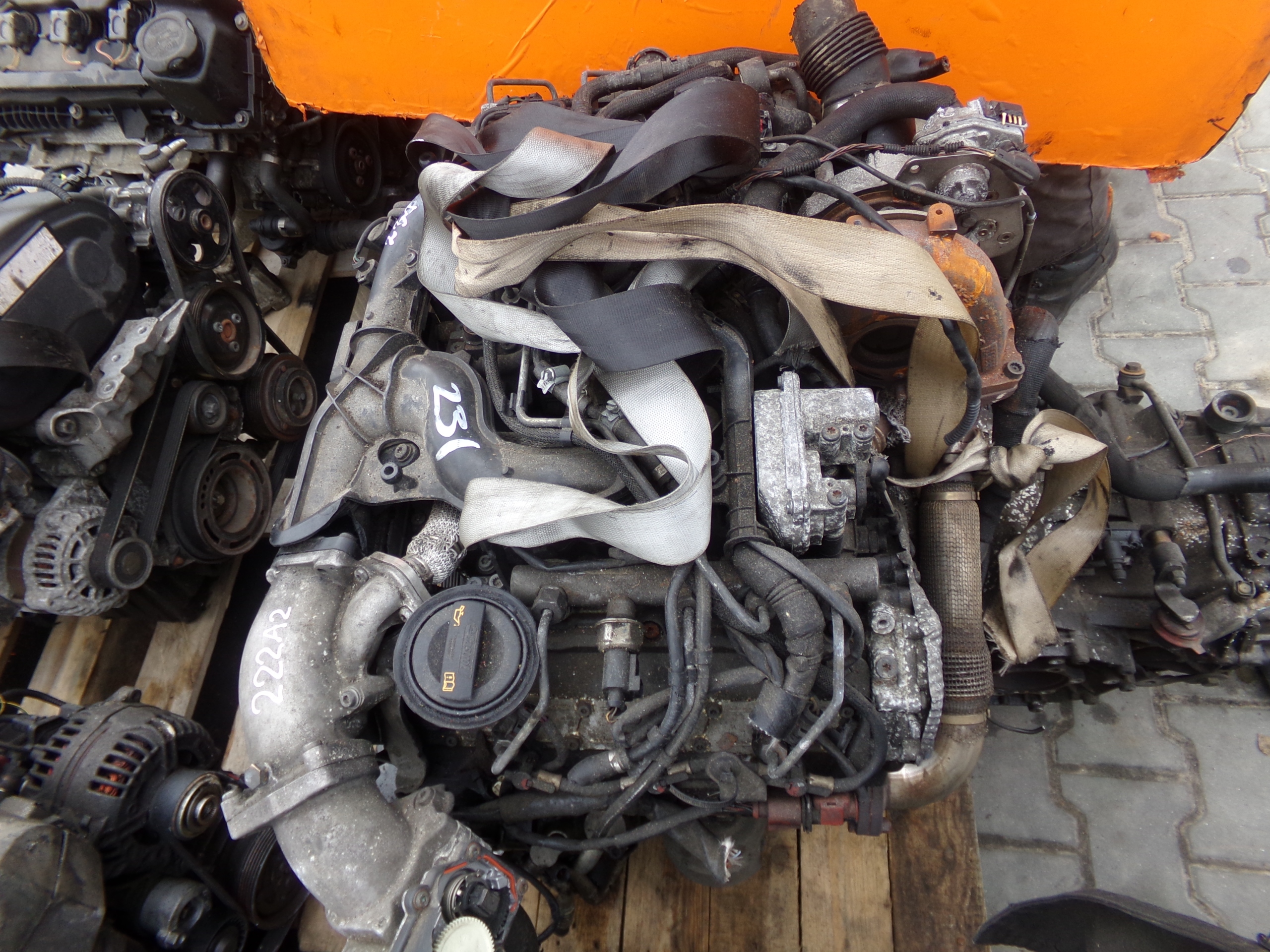 AUDI A4 B7 A6 A8 3.0 TDI 08r32km двигатель ASB