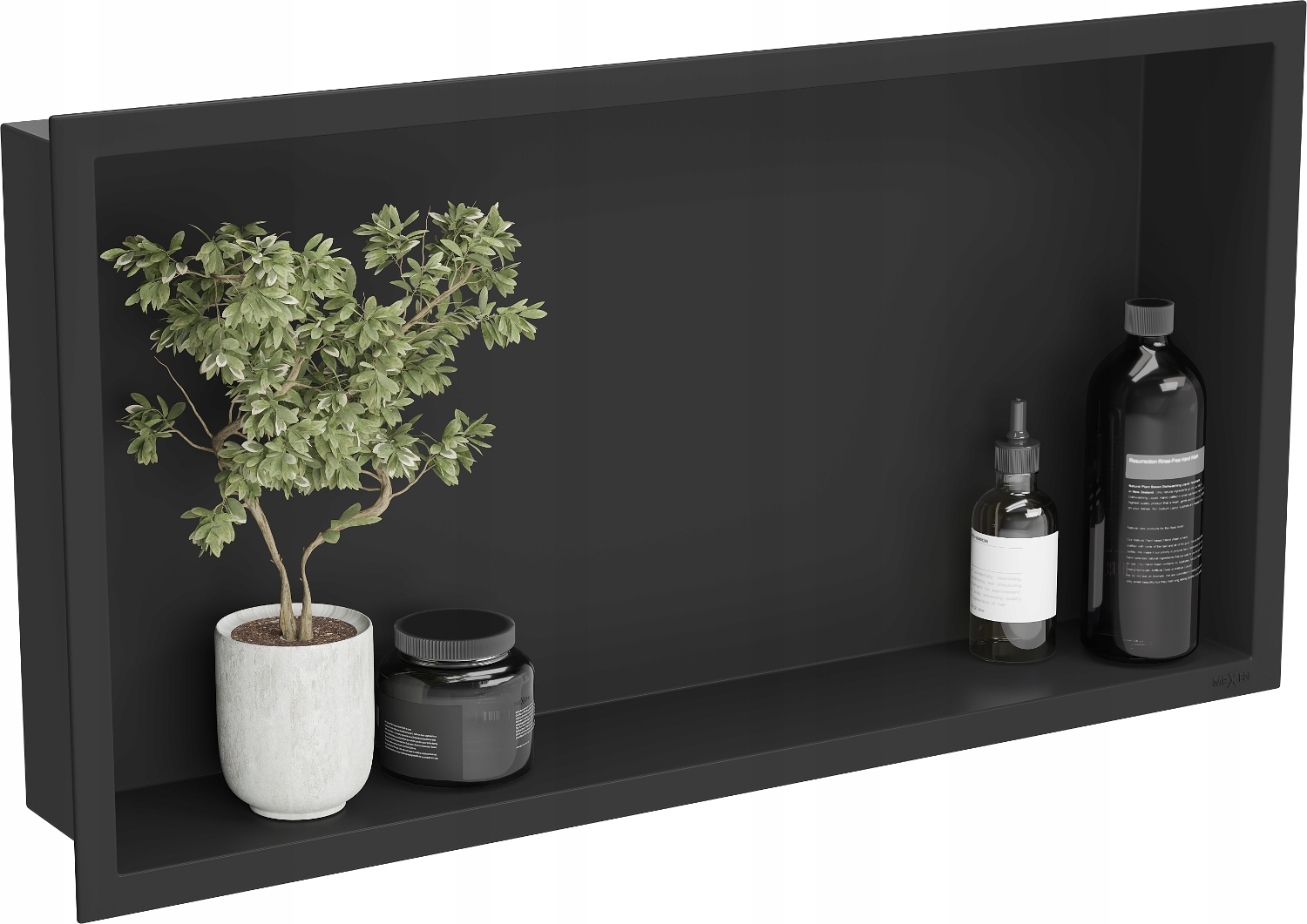 

Mexen X-wall-r Półka Wnękowa Kołnierz 60x30 Czarna