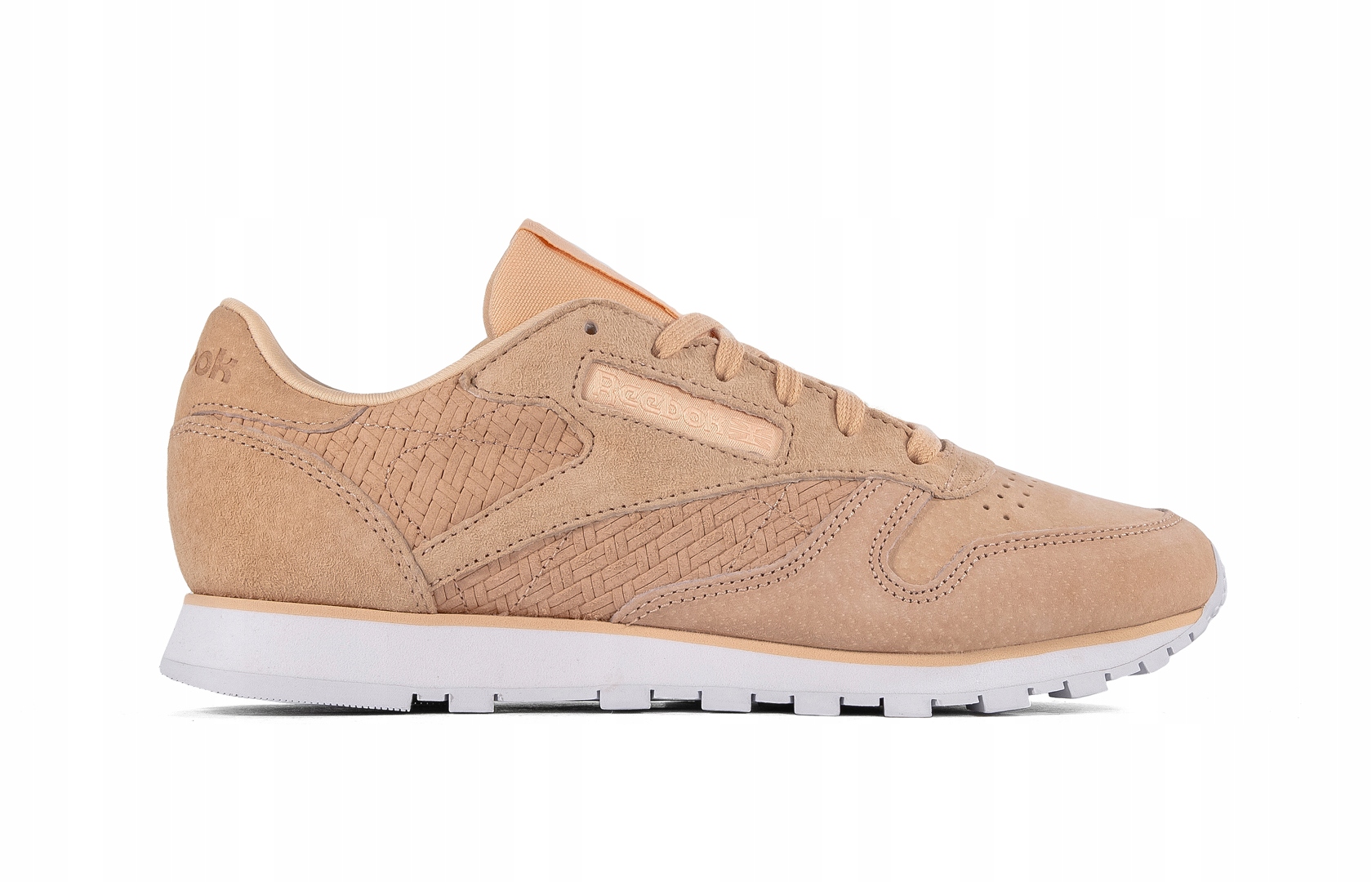 Dámské boty Reebok CL Lthr Woven Emb BT0004 nízké béžové 36
