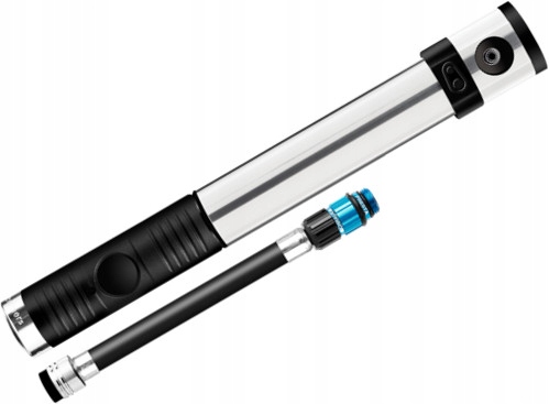 Pumpička na kolo Crank Brothers Klic Hv Hadice Mtb Stříbrná