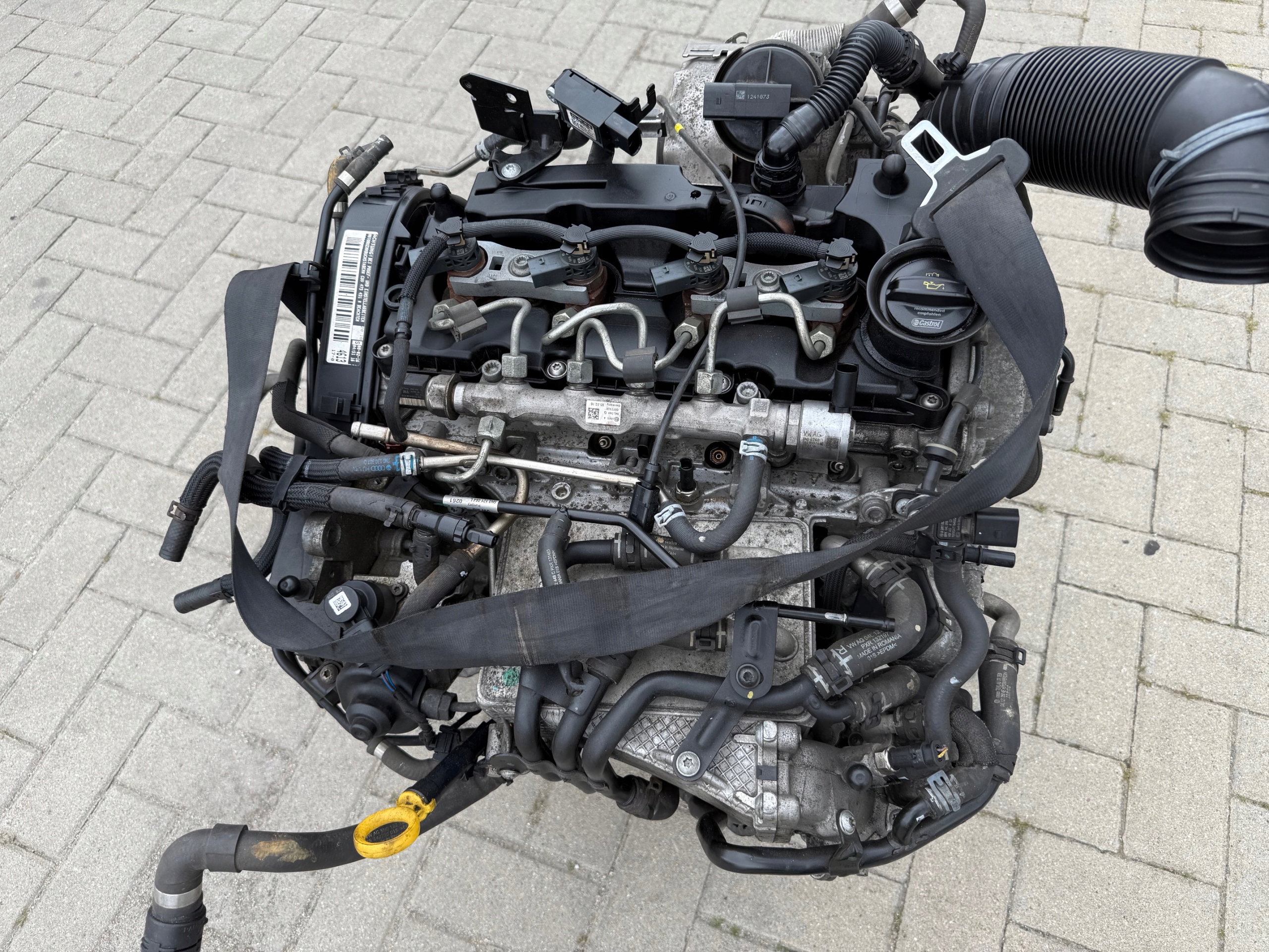 complete engine 2.0 TDI SKODA VW SKODA AUDI CUV CUVA CUVB CUVC 121tys km