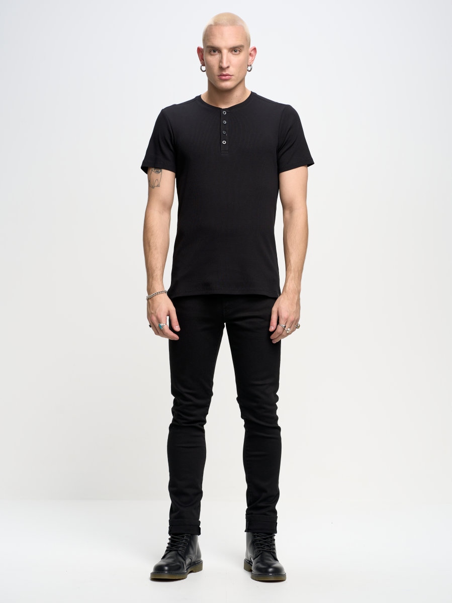 BIG STAR KOSZULKA MĘSKA BASICAG 906 L Wzór dominujący logo