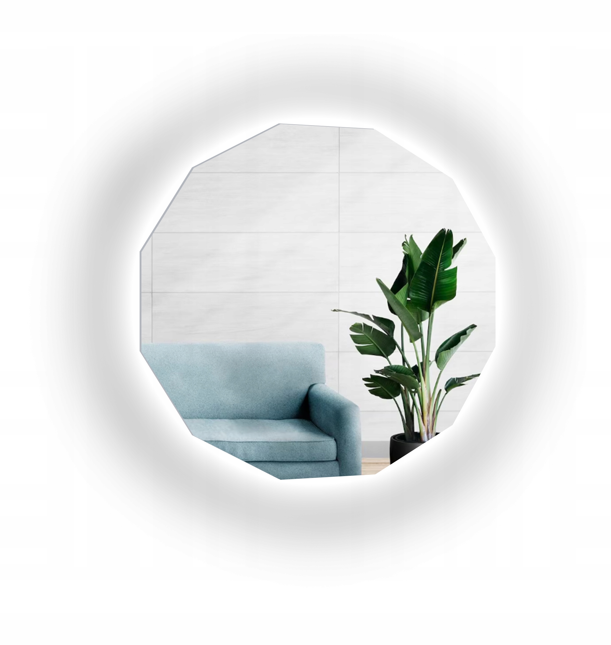 Zrcadlo koupelnové zrcadlo Forem s Led podsvícením Fi 60 cm