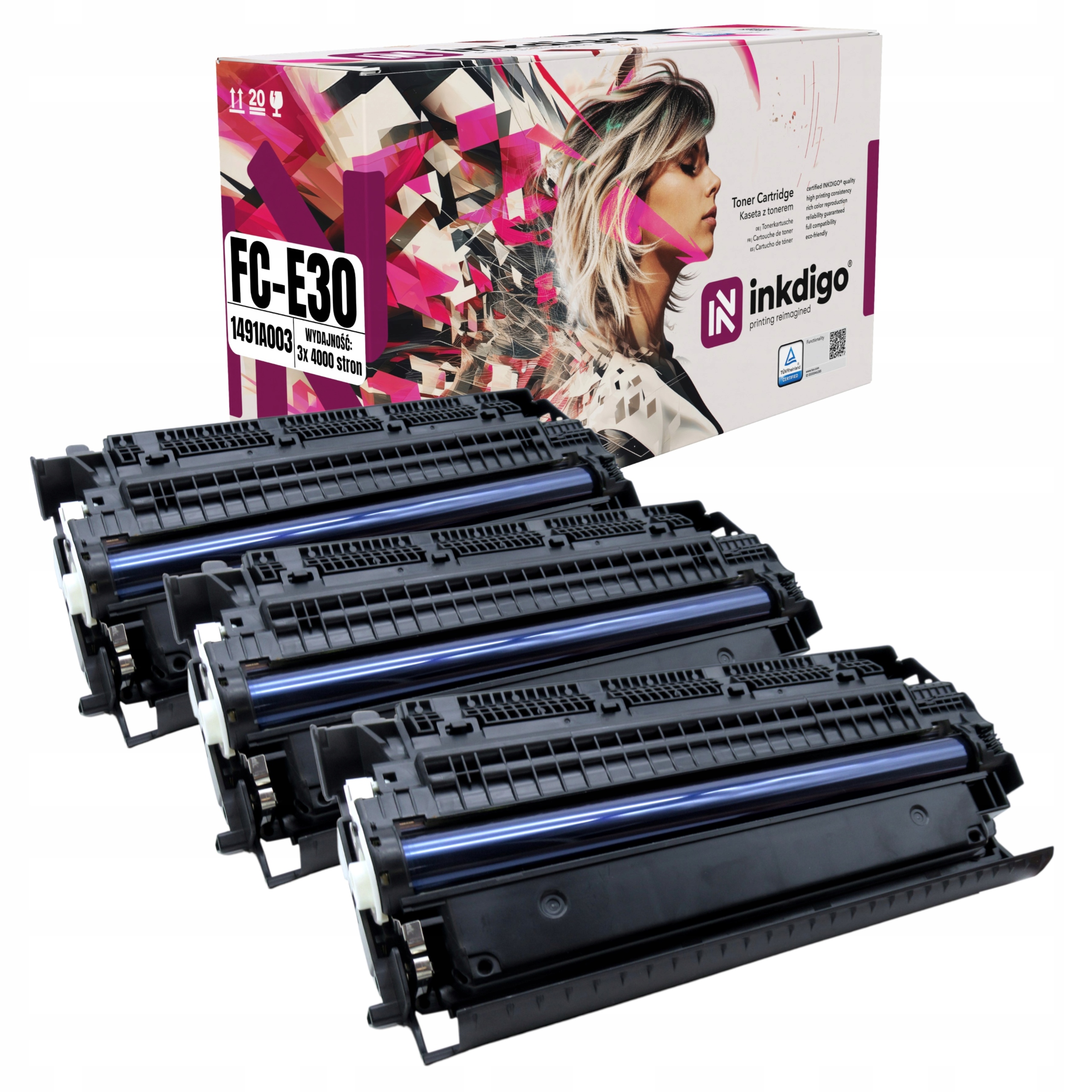3x Toner pro Canon E30 FC-200 FC-210 FC-220 FC-100