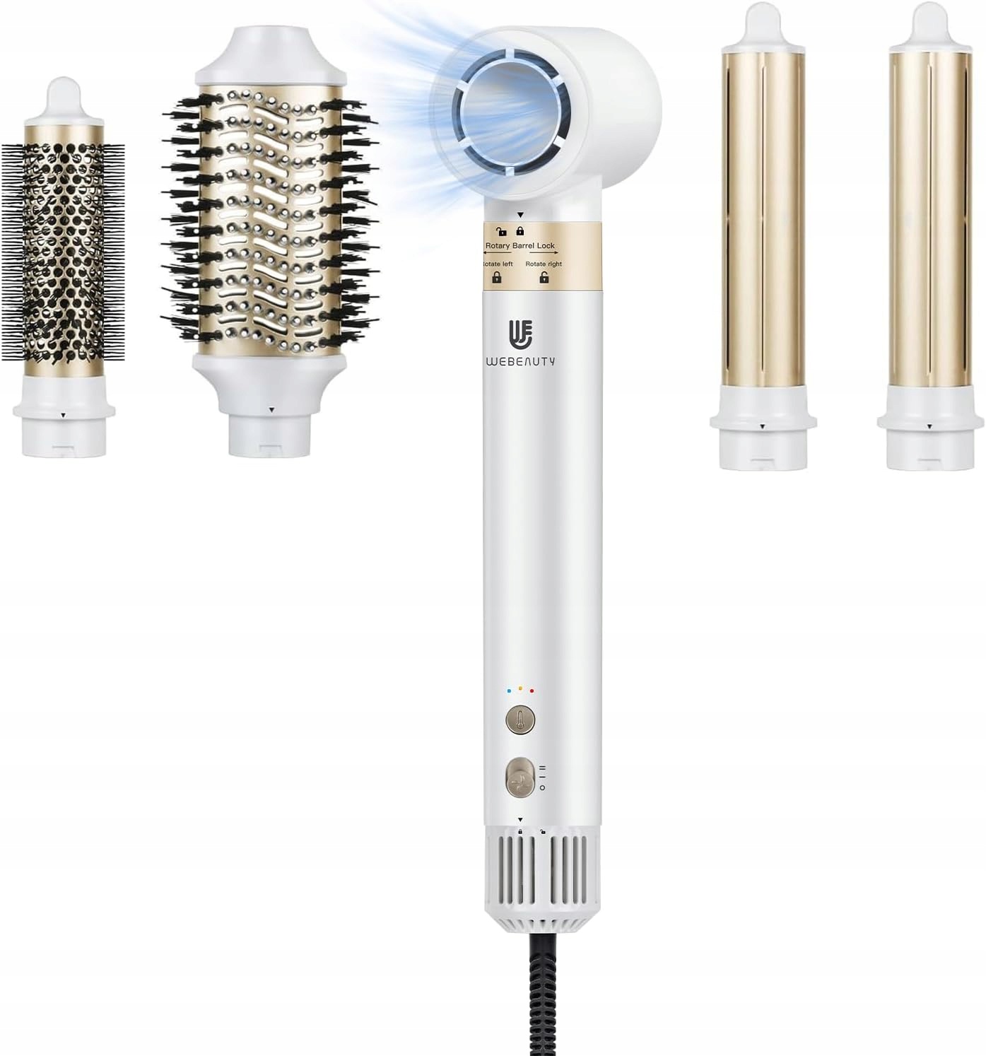 Sušička vlasov webeauty 5v1 1400W ionizácia 110000 Rpm biela