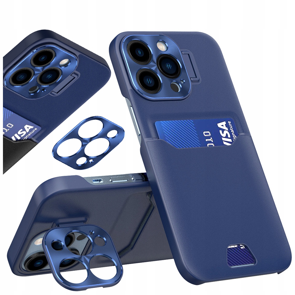 Leather Stand Case etui Samsung Galaxy S23 pokrowiec portfel na kartę z