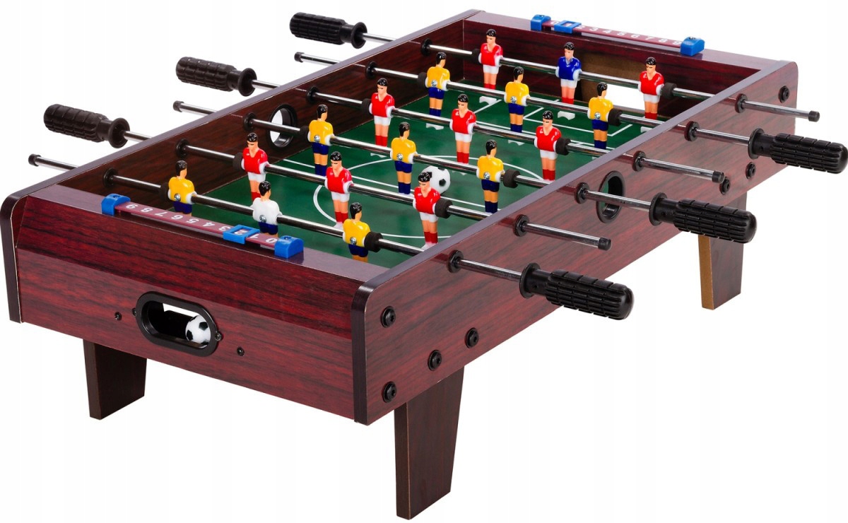 

Brązowa Gra Piłkarzyki 70x37x25 CM Stół Piłkarski