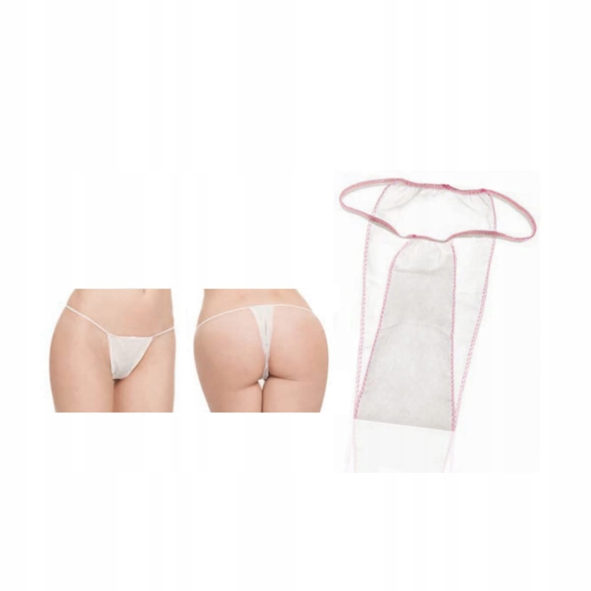 Spodní prádlo tanga na jedno použití netkané Dámské na masáž a'100