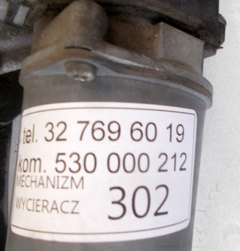 MECHANIZM WYCIERACZKI SILNICZEK SUZUKI GRAND VITAR Strona zabudowy przód